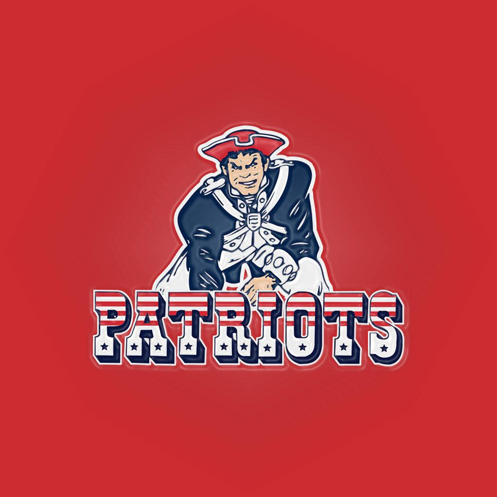 New England Patriots, red, patriot mascot, SD Desktop Wallpaper