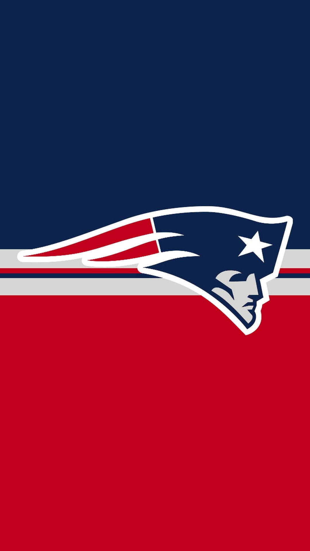 New England Patriots, logo, red, Full HD Phone Wallpaper