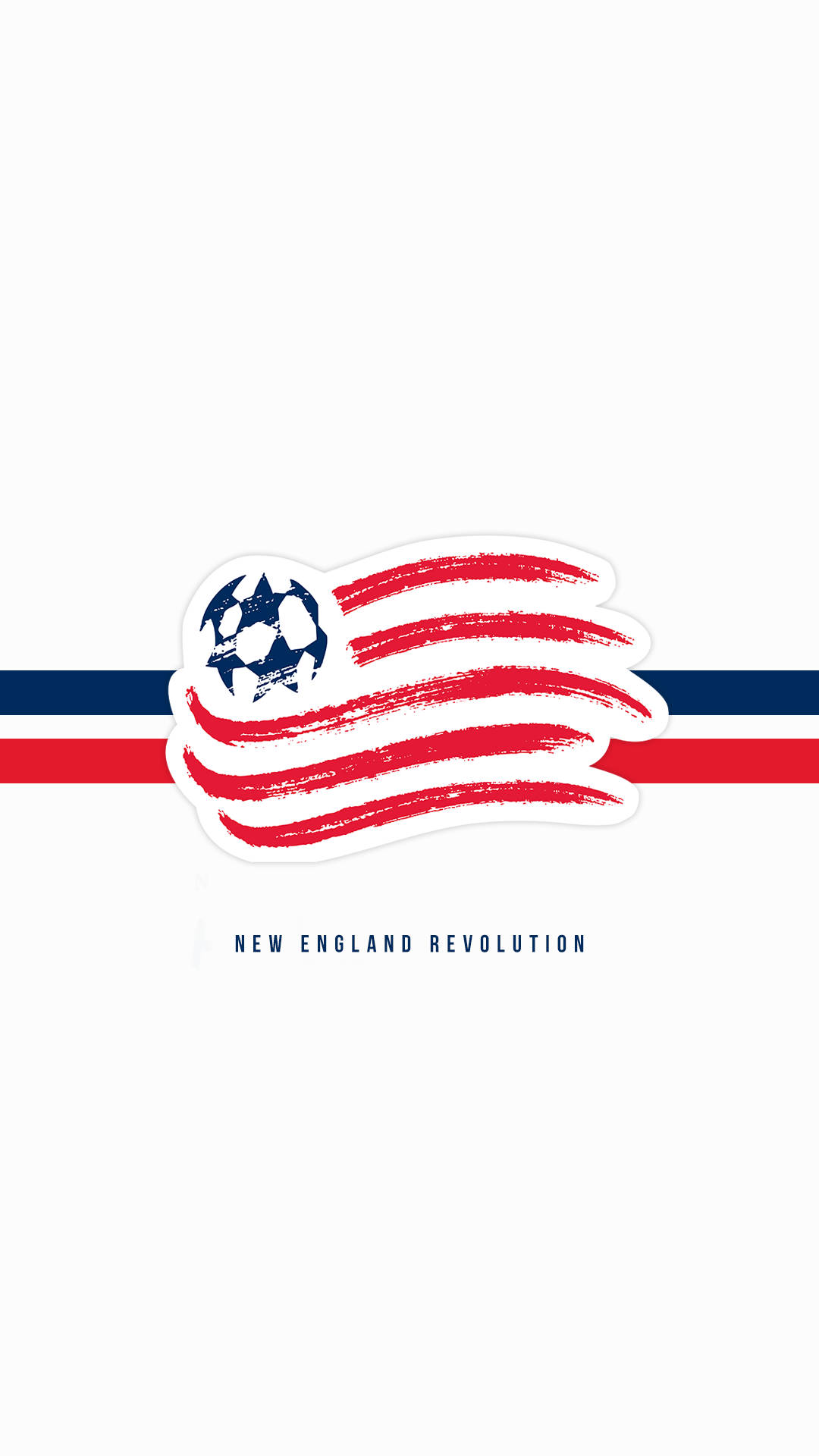 New England Revolution, old insignia, soccer ball, Full HD Phone Wallpaper