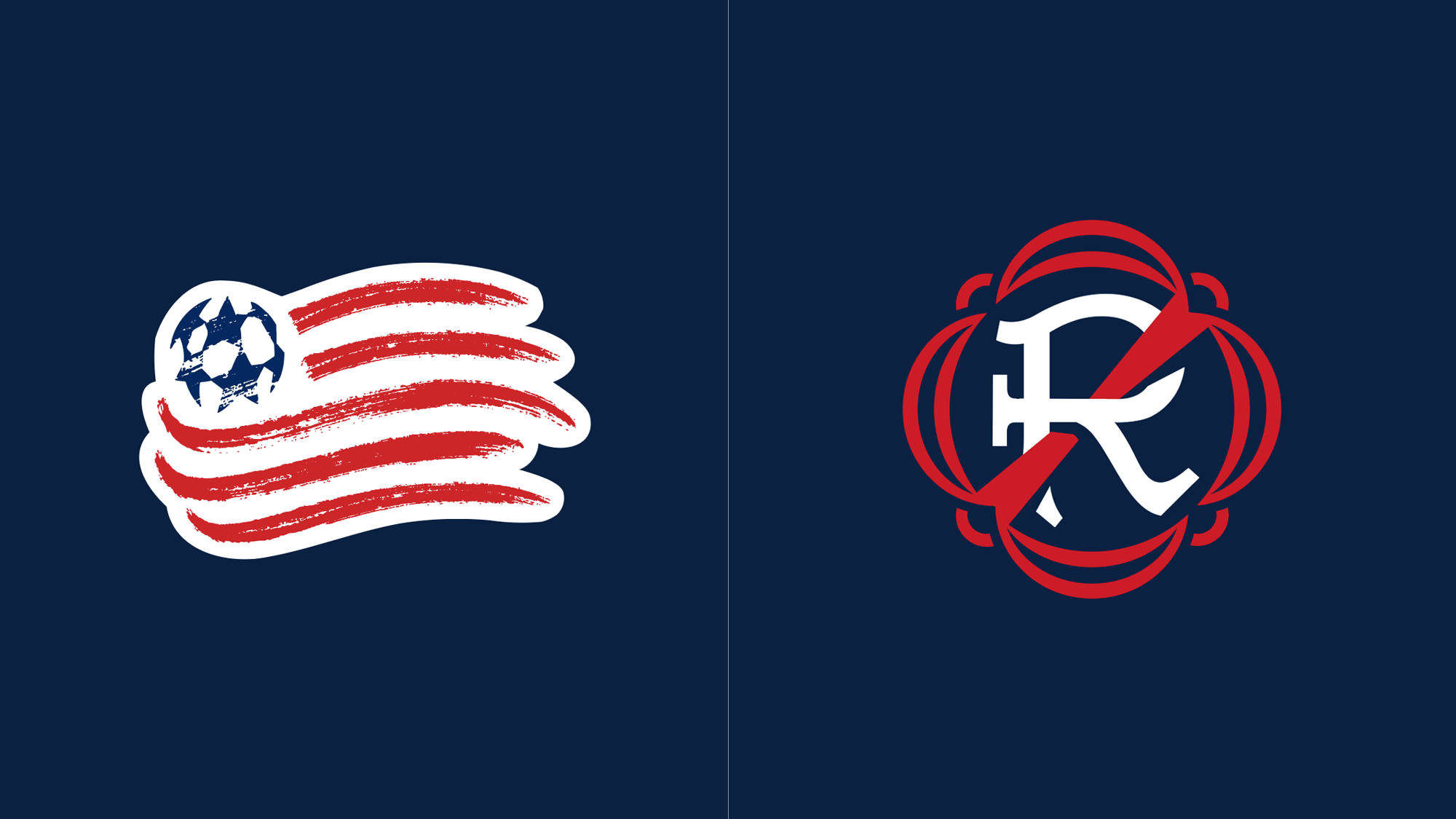 New England Revolution, American flag motif, soccer ball, Full HD Desktop Wallpaper