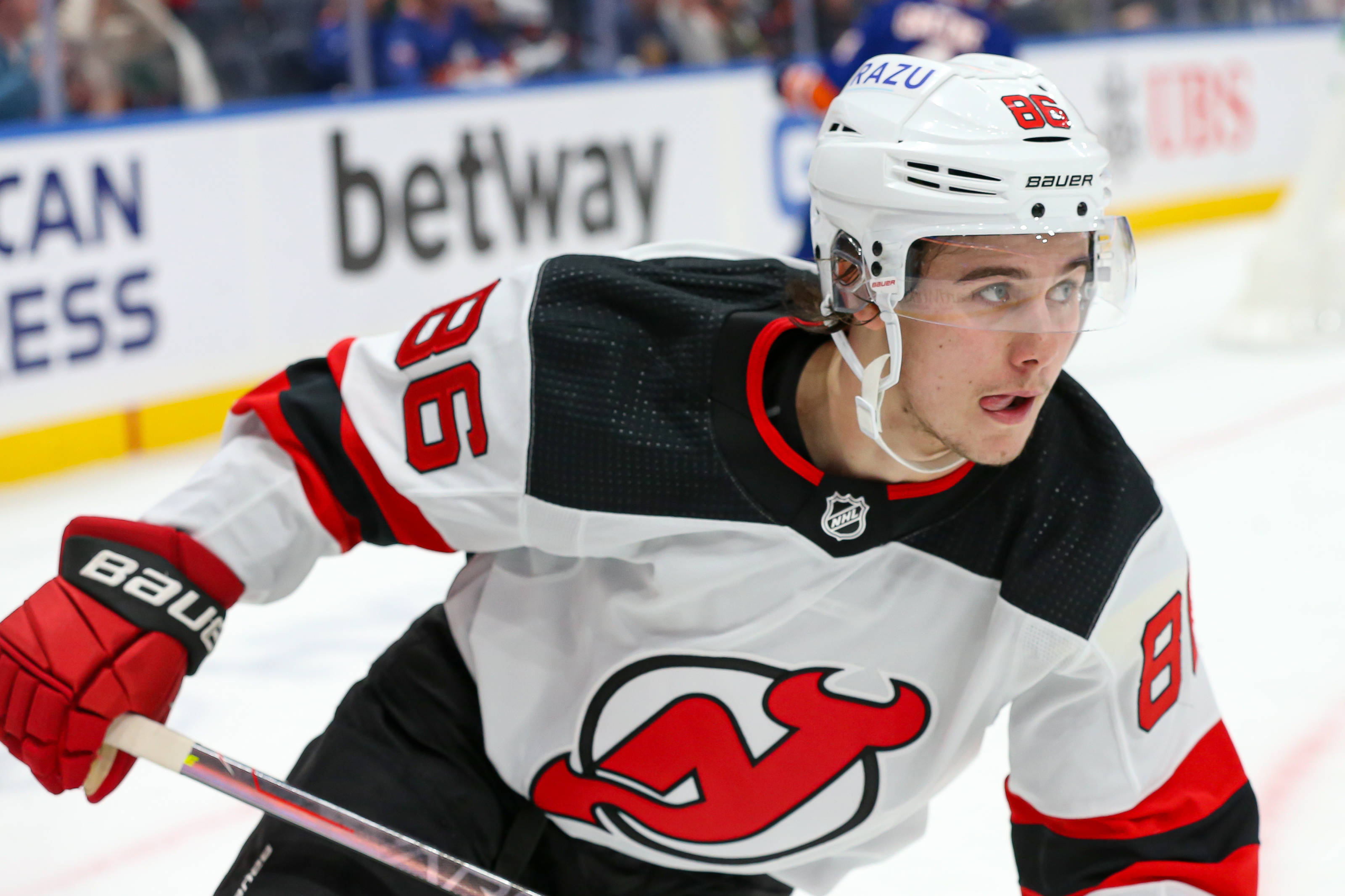 New Jersey Devils, hockey player, jersey, 2K Desktop Wallpaper