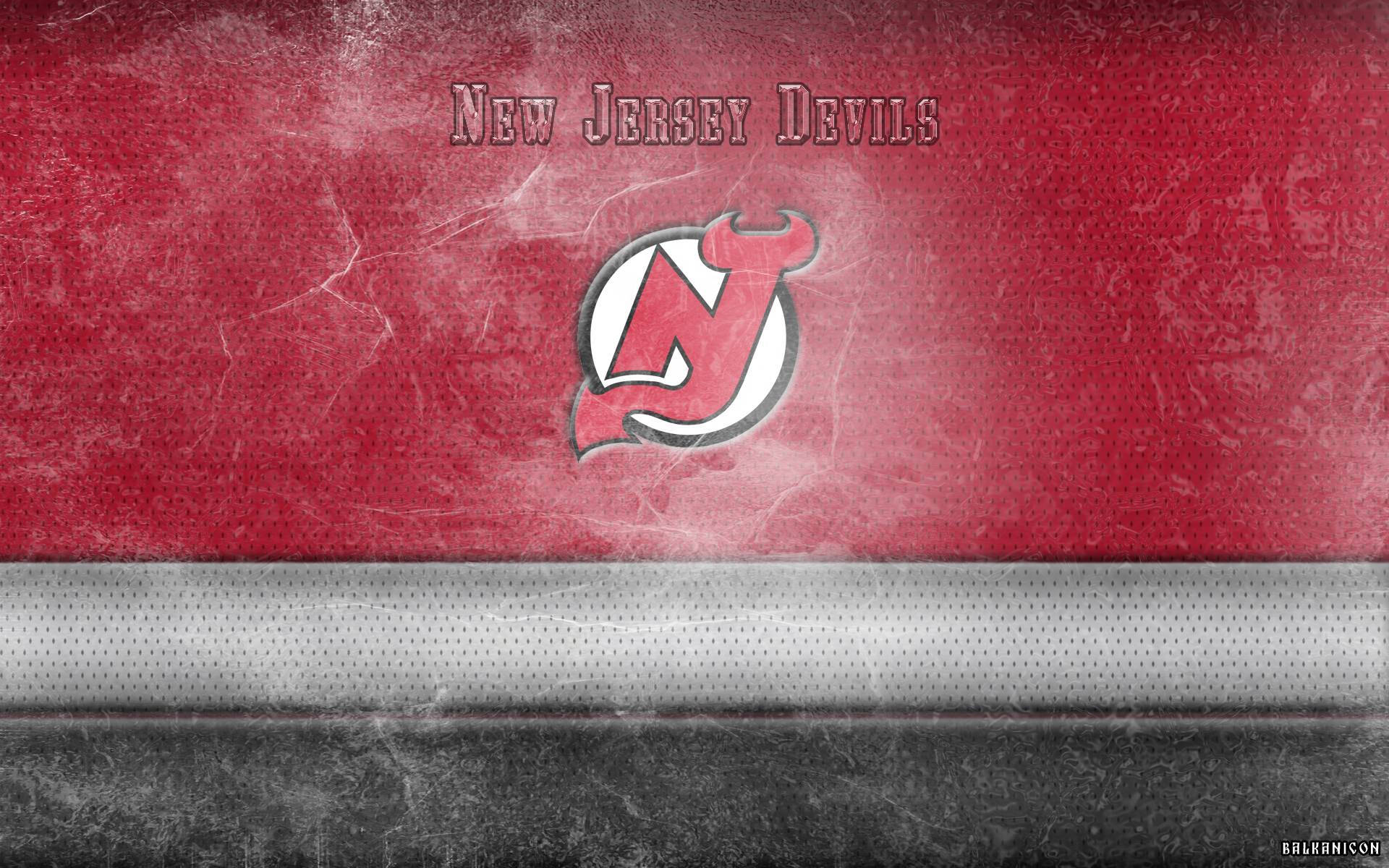 New Jersey Devils, red, gray, Full HD Desktop Wallpaper