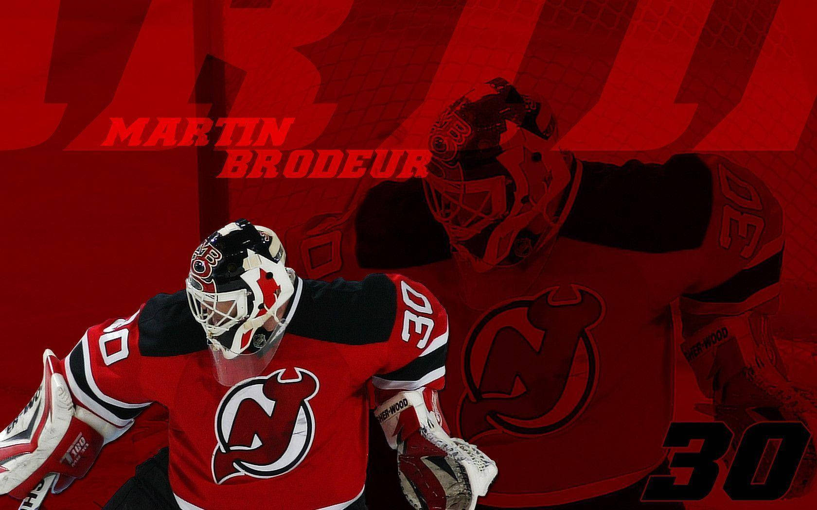 New Jersey Devils, goaltender, red jersey, HD Desktop Wallpaper