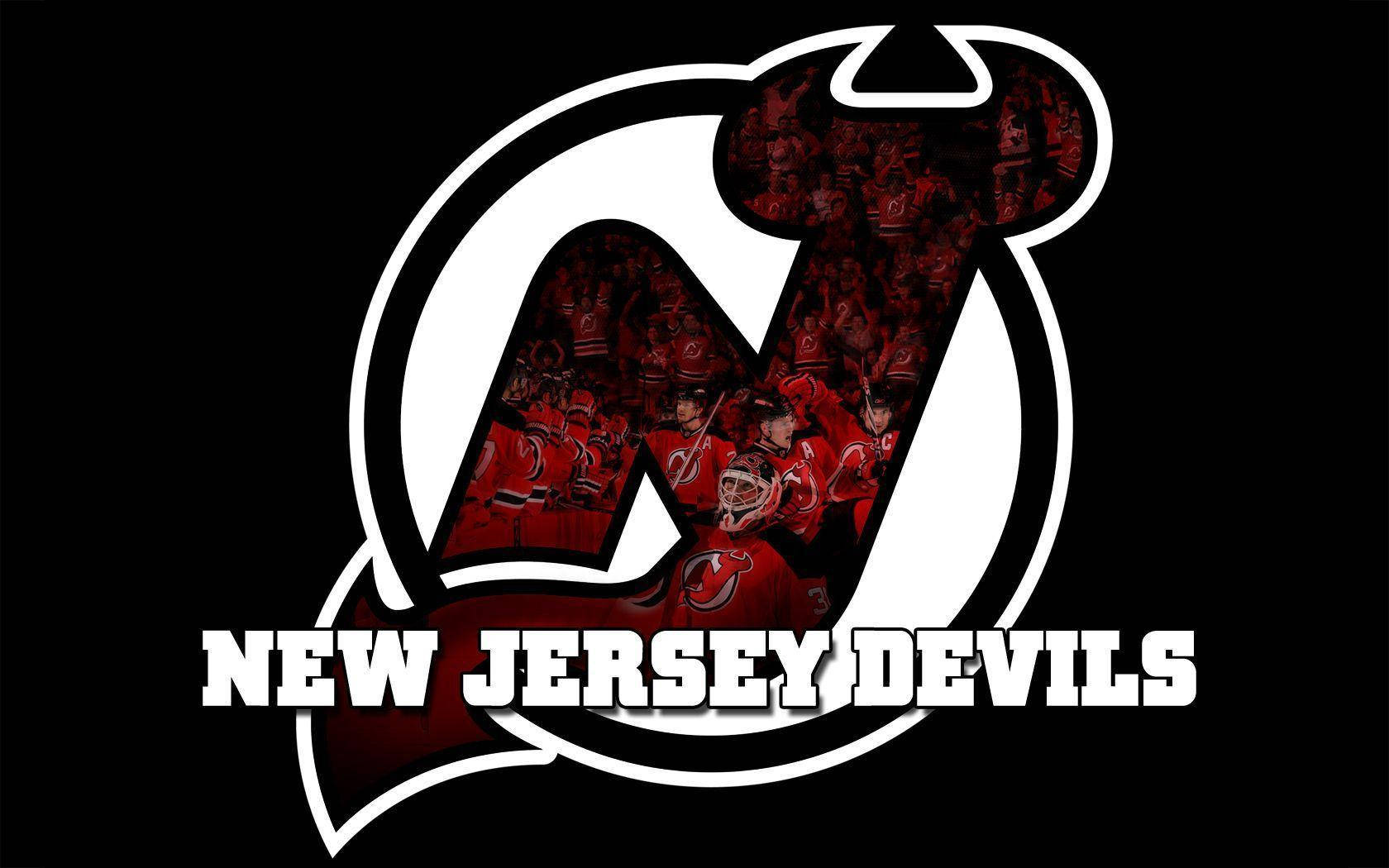 New Jersey Devils, red hockey players, N, HD Desktop Wallpaper