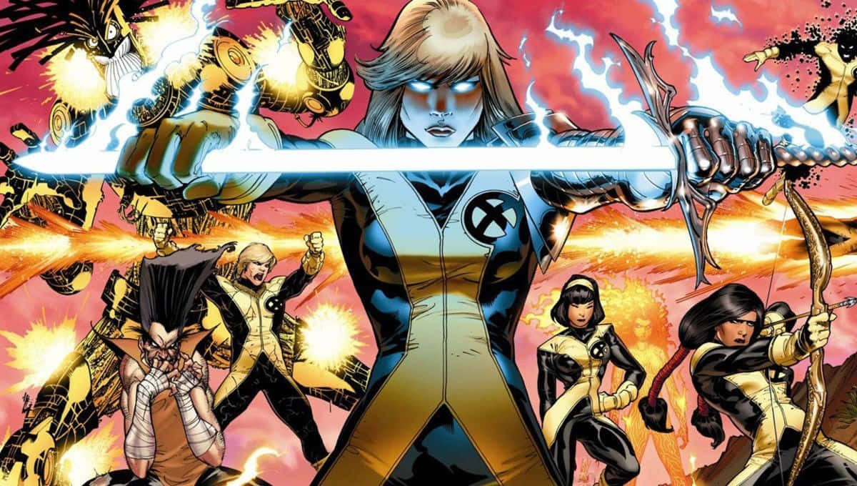 New Mutants, X-Men, electric energy, SD Desktop Wallpaper