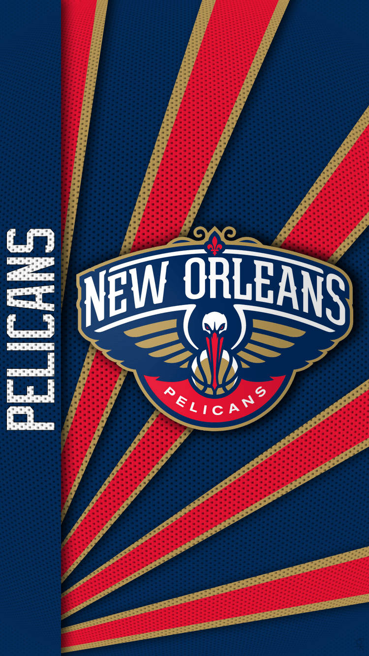 New Orleans Pelicans, blue, red, HD Phone Wallpaper