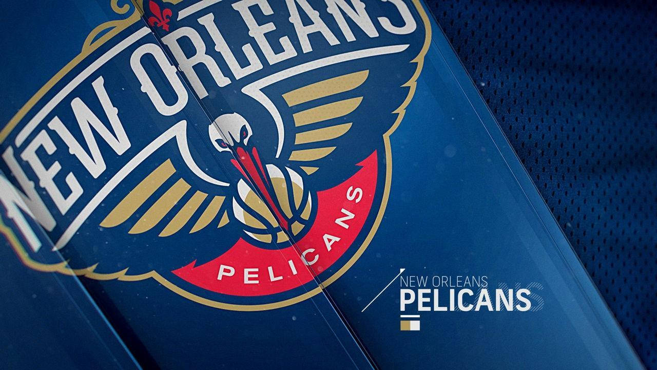 New Orleans Pelicans, blue basketball jersey, textured fabric detail, HD Desktop Wallpaper