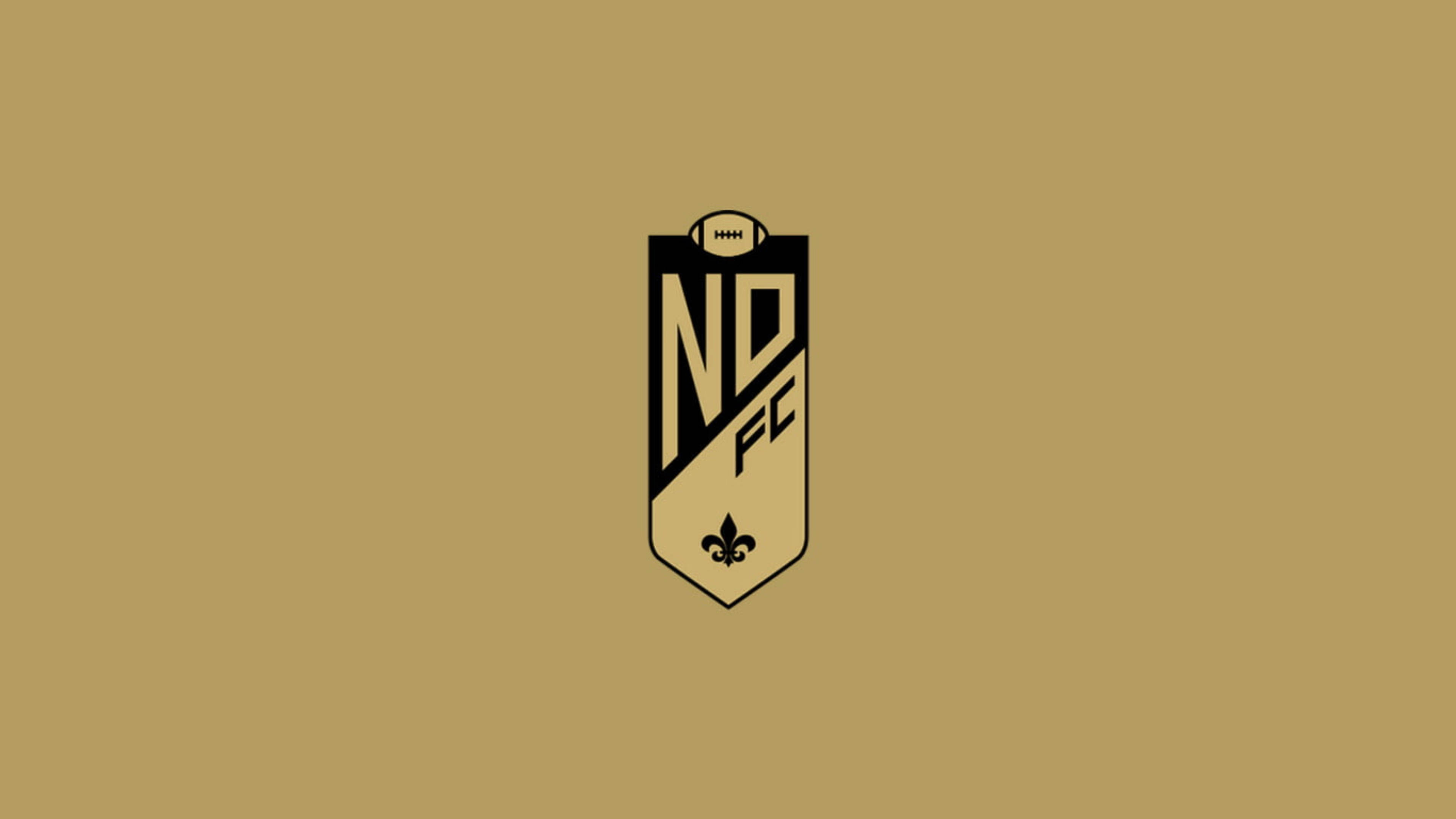 New Orleans Saints, NDFC, black and gold, 4K Desktop Wallpaper