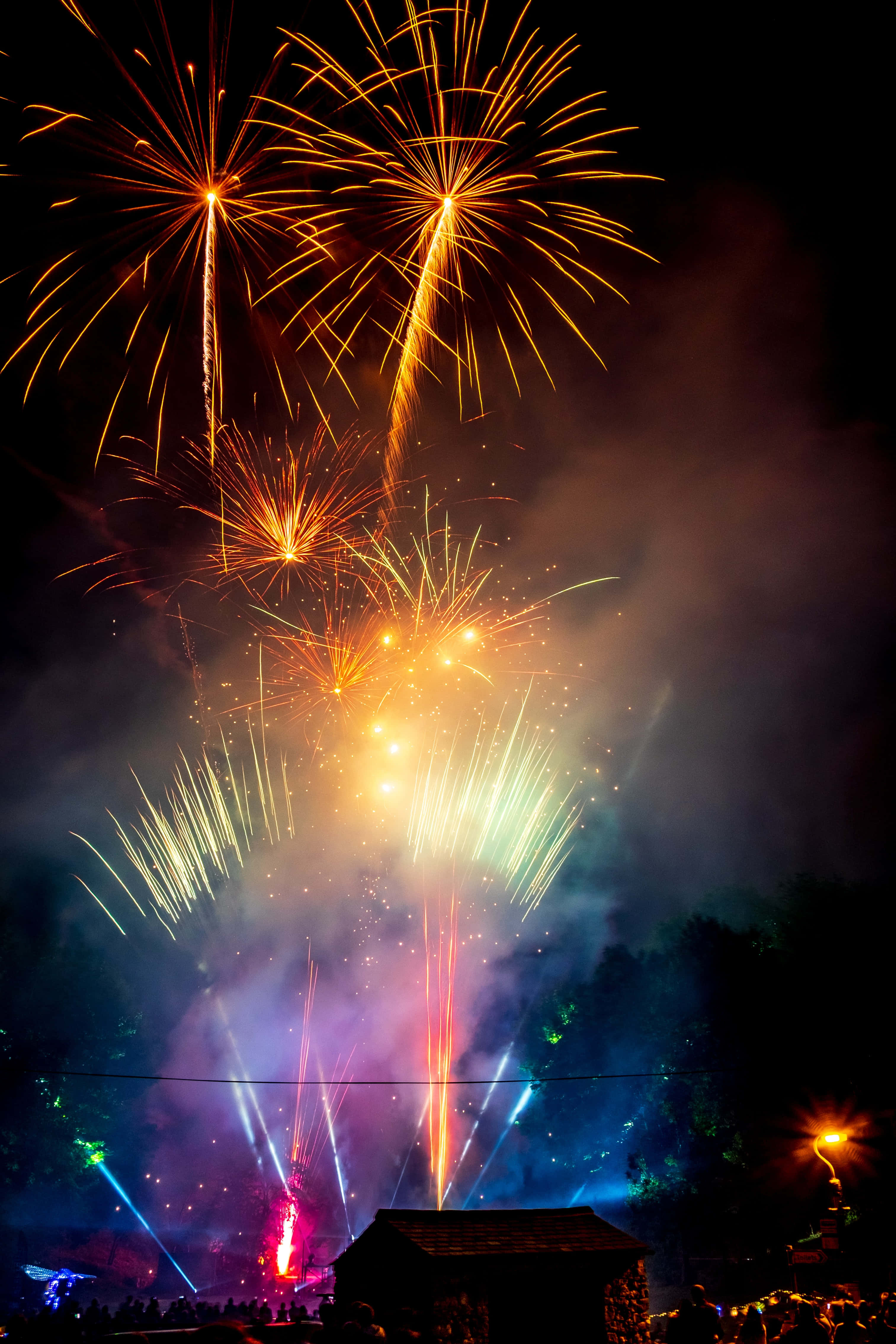 Happy New Year, 2021, fireworks, 4K Phone Wallpaper