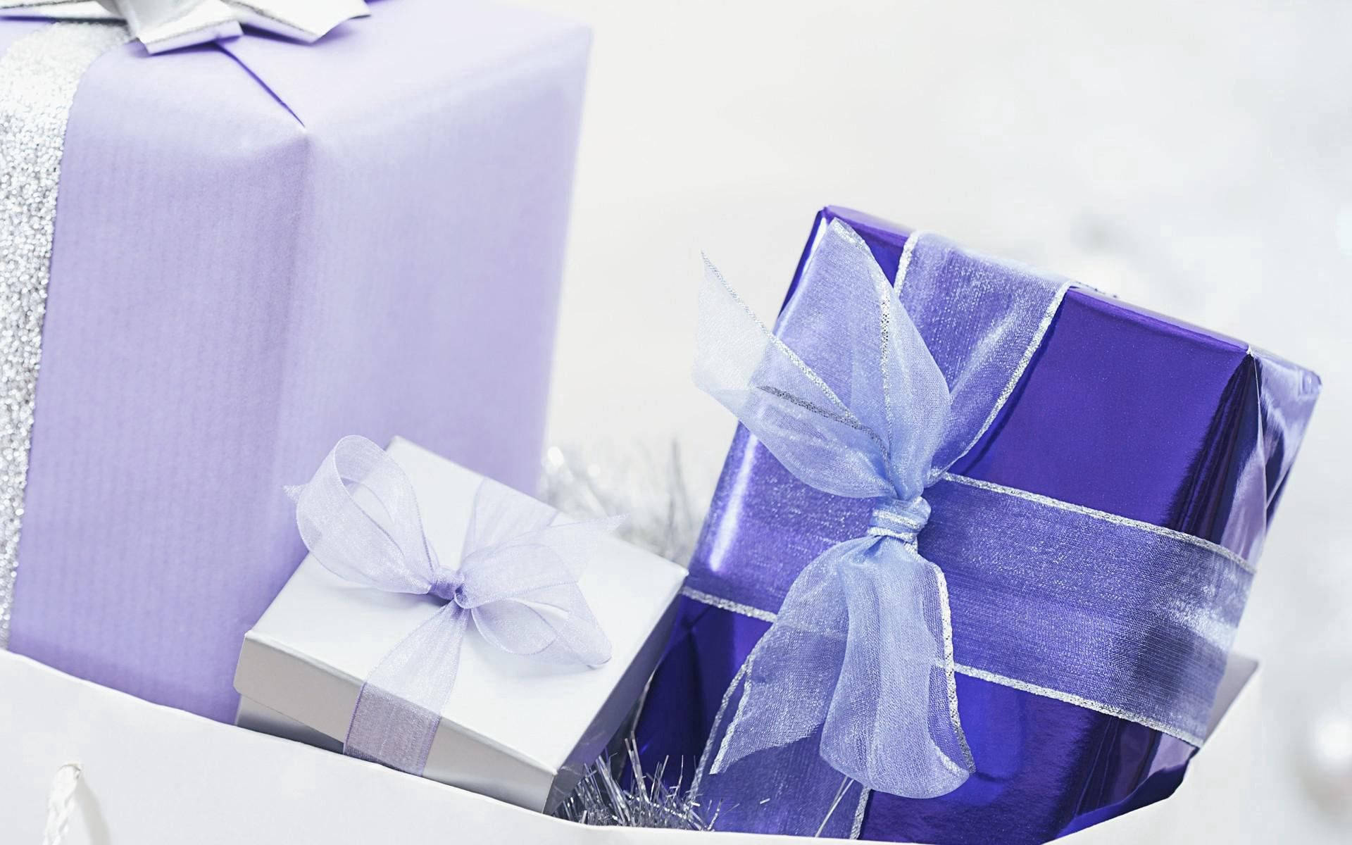 lavender purple, white, sheer bows, Full HD Desktop Wallpaper