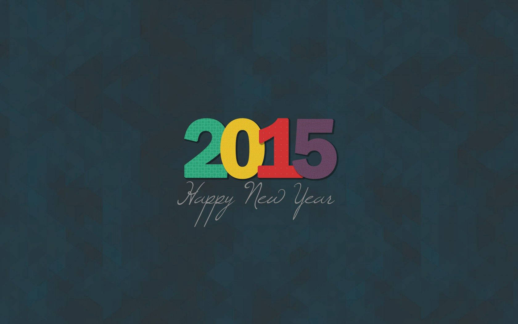 2015, Happy New Year, dark teal, HD Desktop Wallpaper