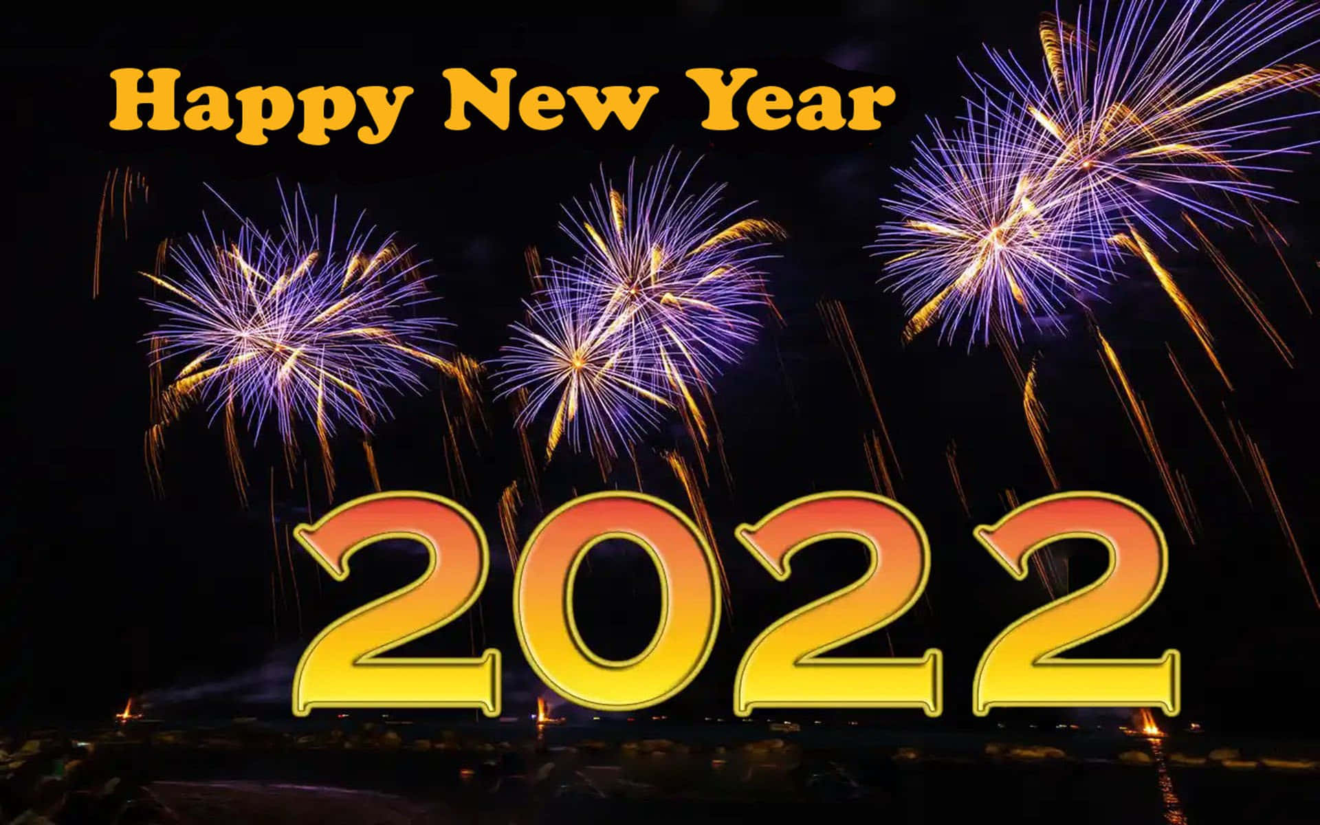 Retro New Year 2022, 2022, purple, Full HD Desktop Wallpaper