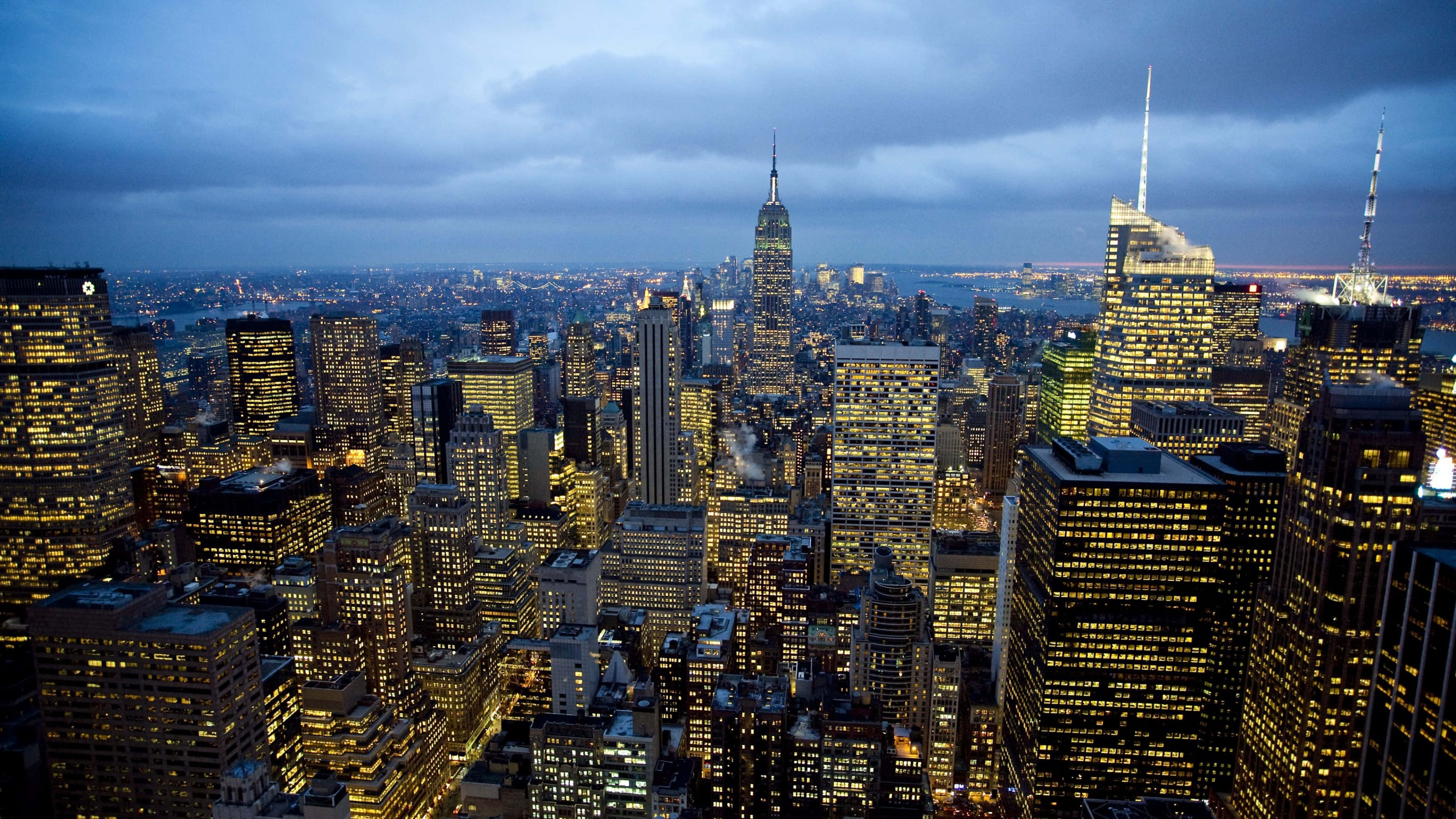 New York City, 4K Ultra HD, aerial view, 4K Desktop Wallpaper