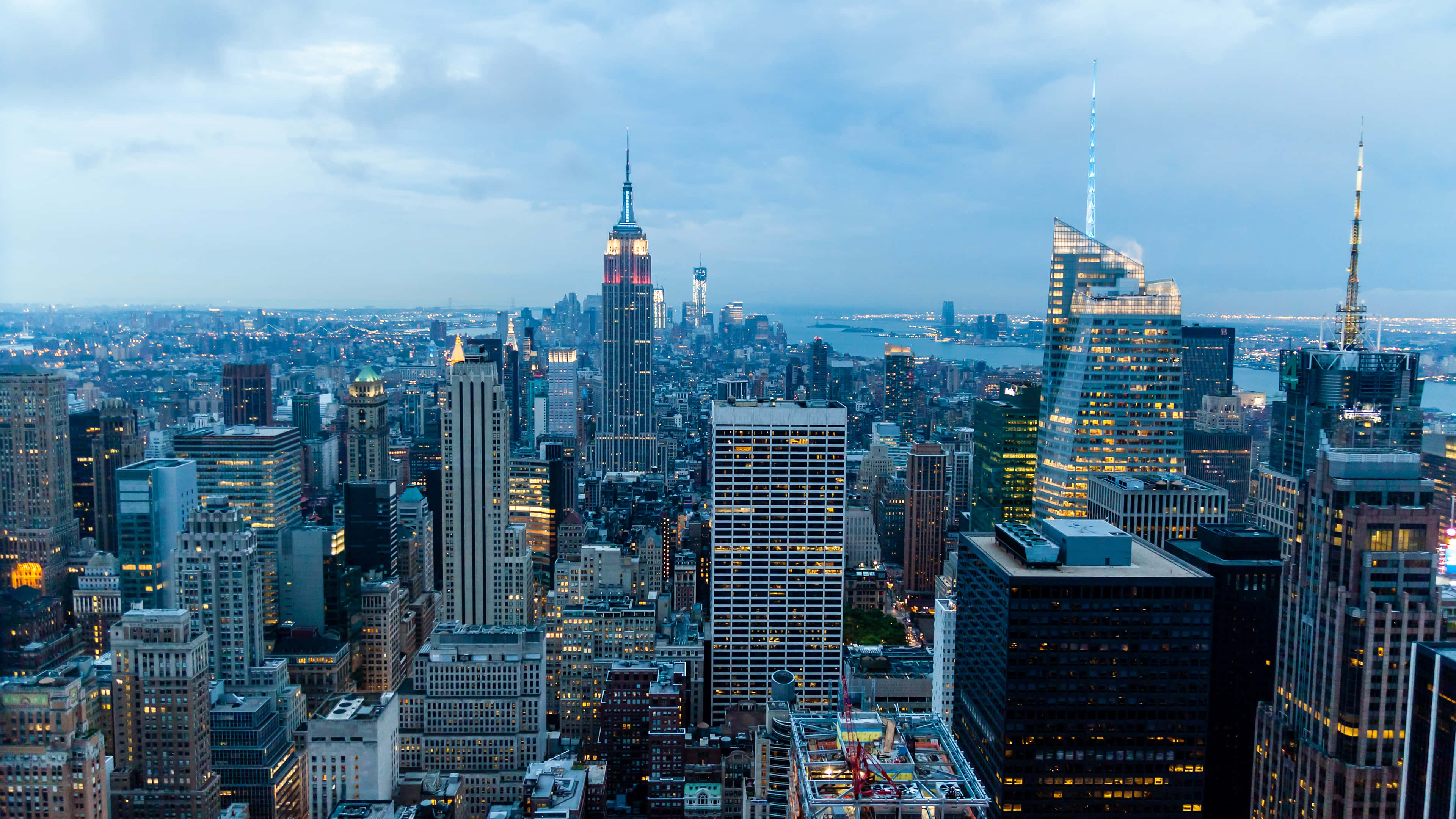 New York City, 4K Ultra HD, dusk, 4K Desktop Wallpaper