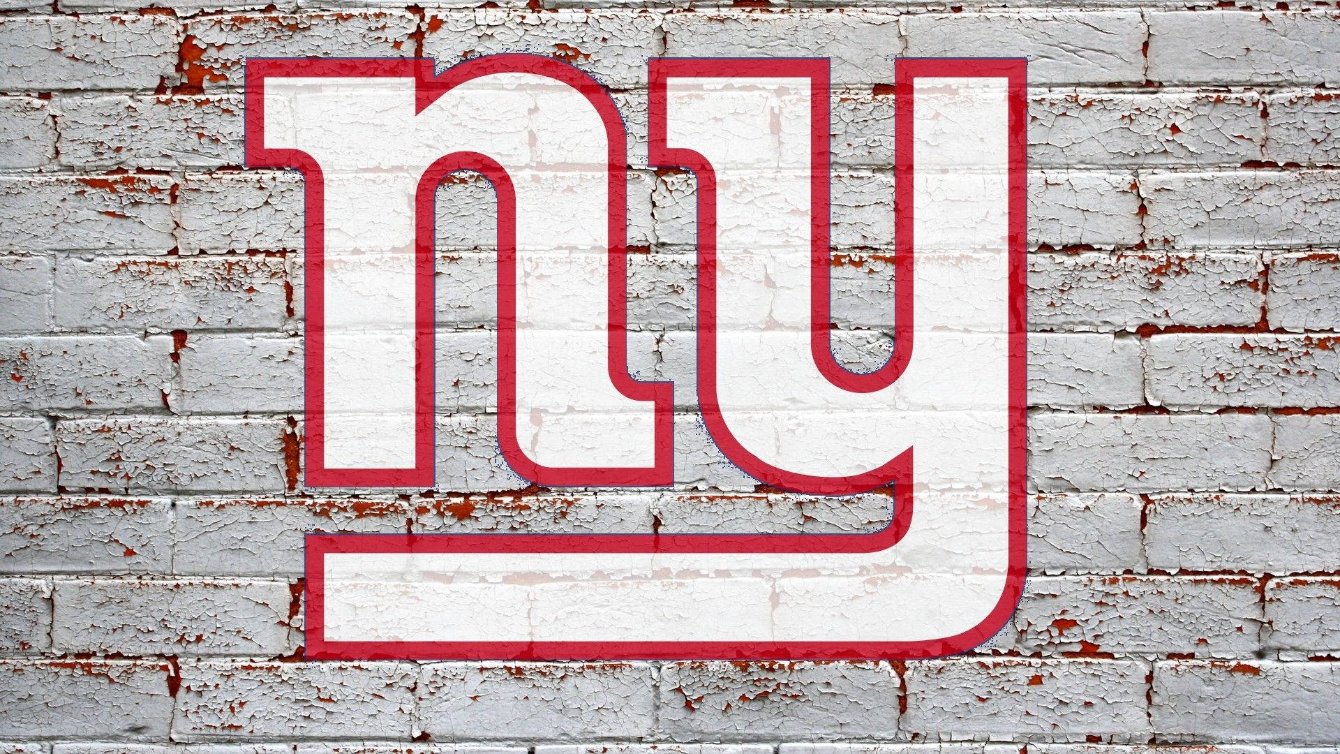 New York Giants Logo, red, white, Full HD Desktop Wallpaper