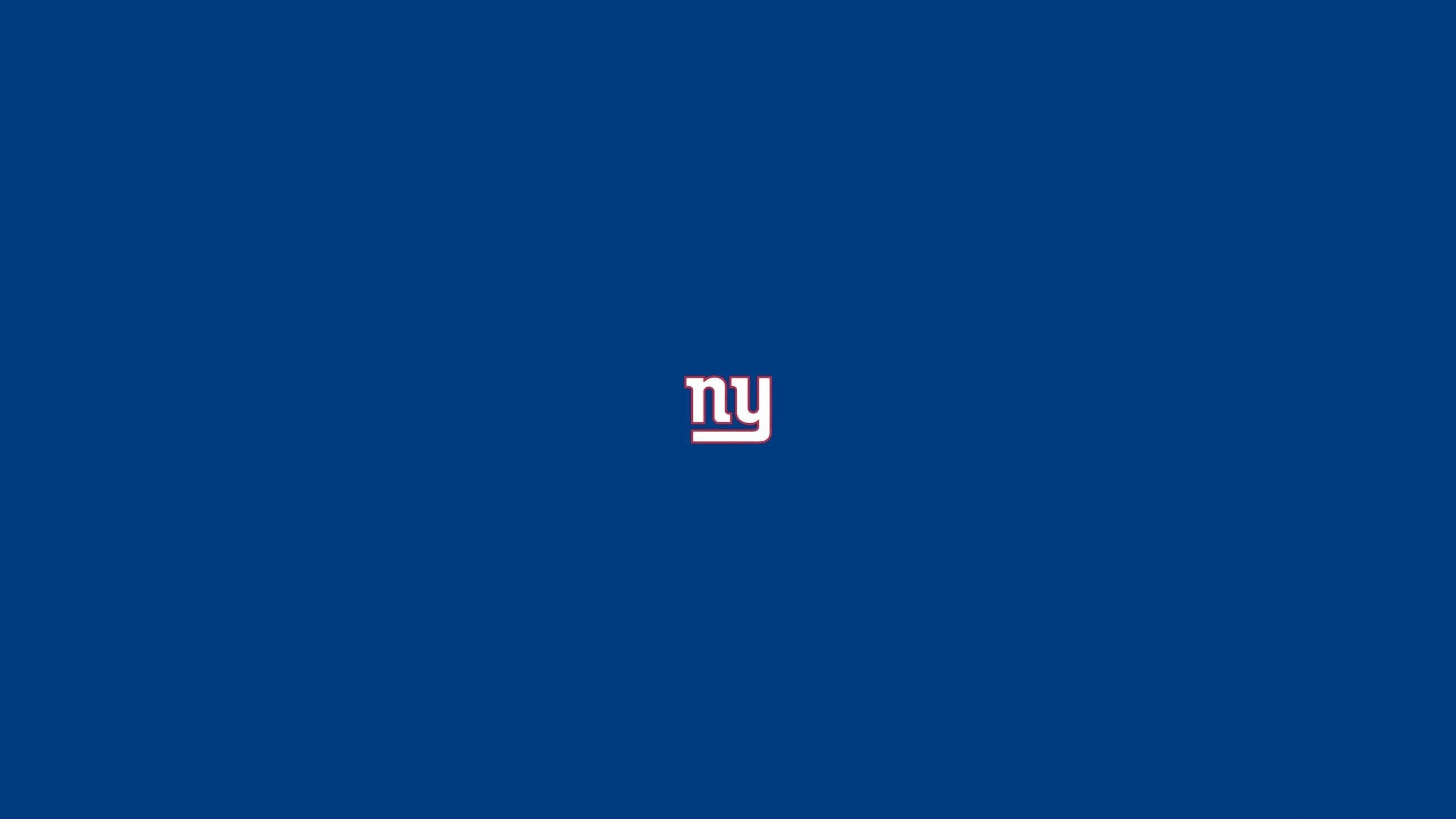 New York Giants, minimalist, white, 2K Desktop Wallpaper