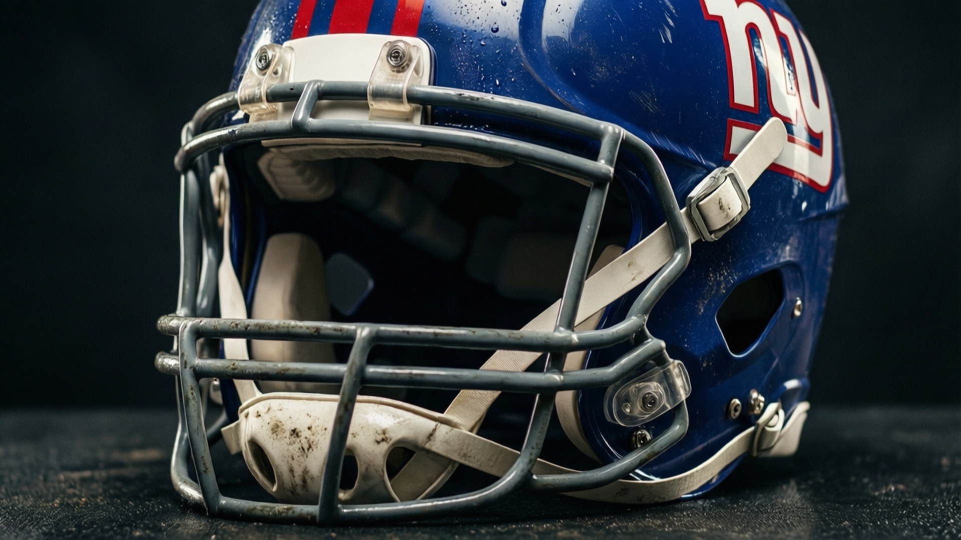 New York Giants, blue, white and red logo, Full HD Desktop Wallpaper