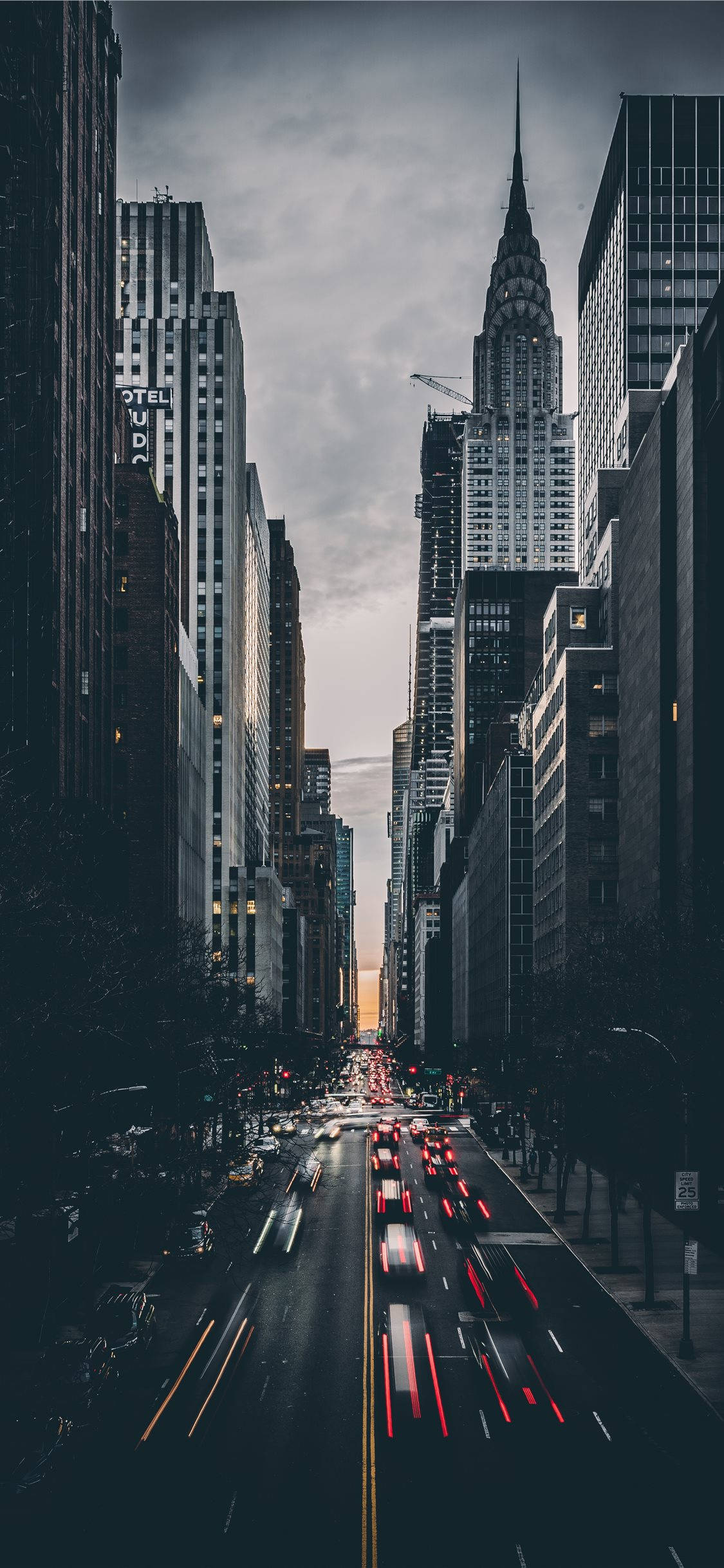 New York, iPhone, city lights, Full HD Phone Wallpaper