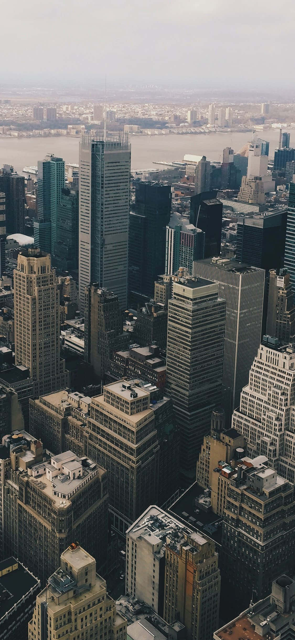 New York, iPhone X, skyscrapers, Full HD Phone Wallpaper