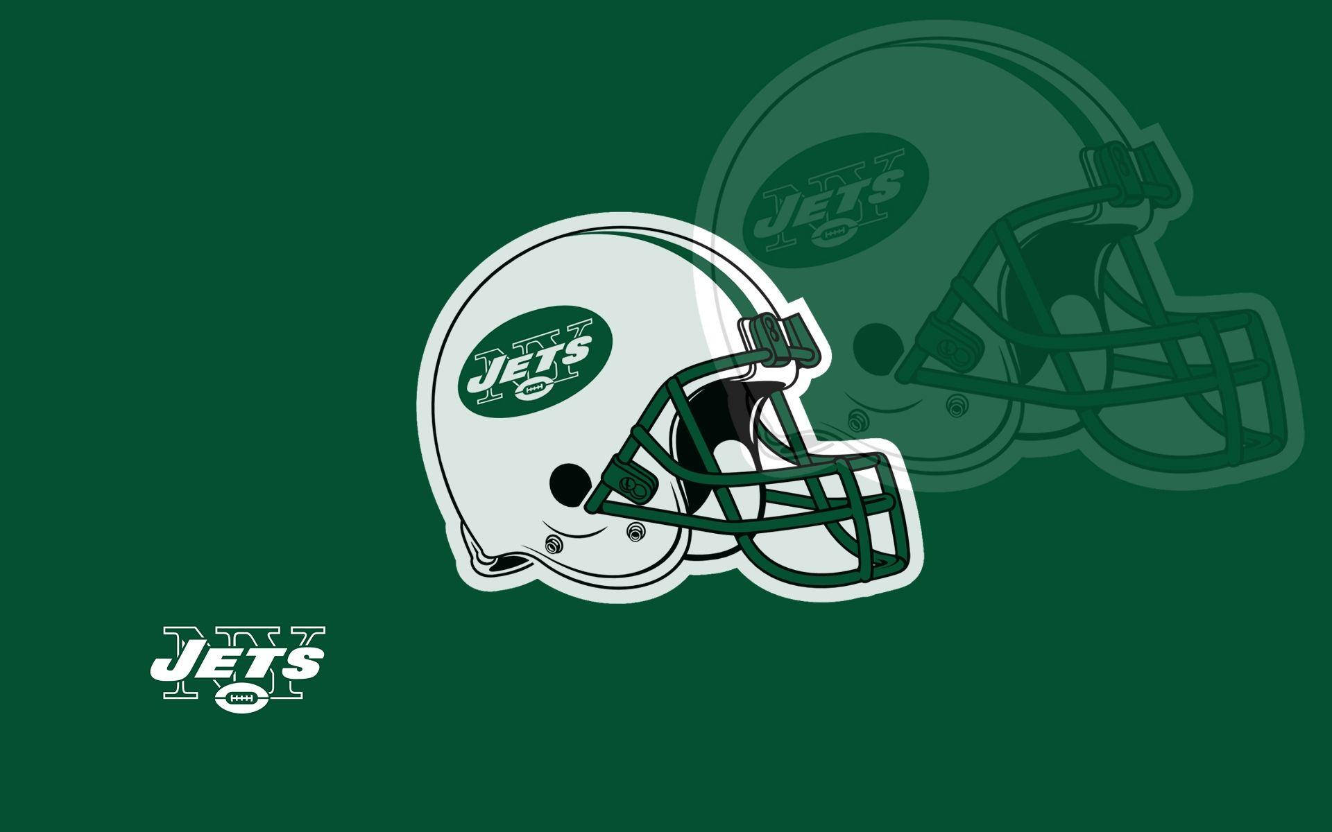 New York Jets, white, green accents, Full HD Desktop Wallpaper