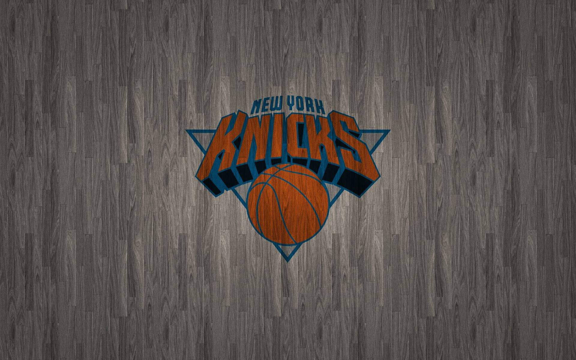 New York Knicks, grey wood, dark gray wood grain, Full HD Desktop Wallpaper