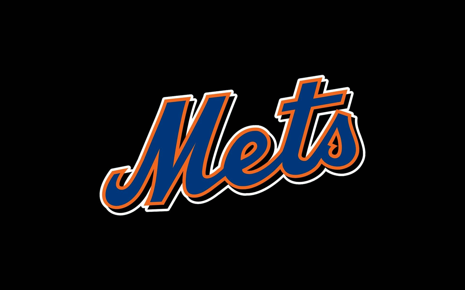 New York Mets, blue, orange, Full HD Desktop Wallpaper