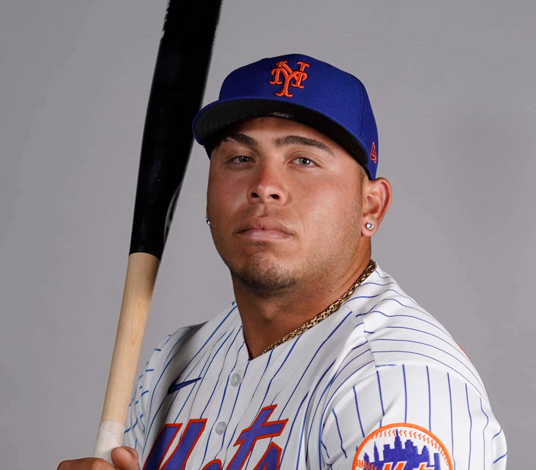 New York Mets, baseball player, bat, HD Desktop Wallpaper
