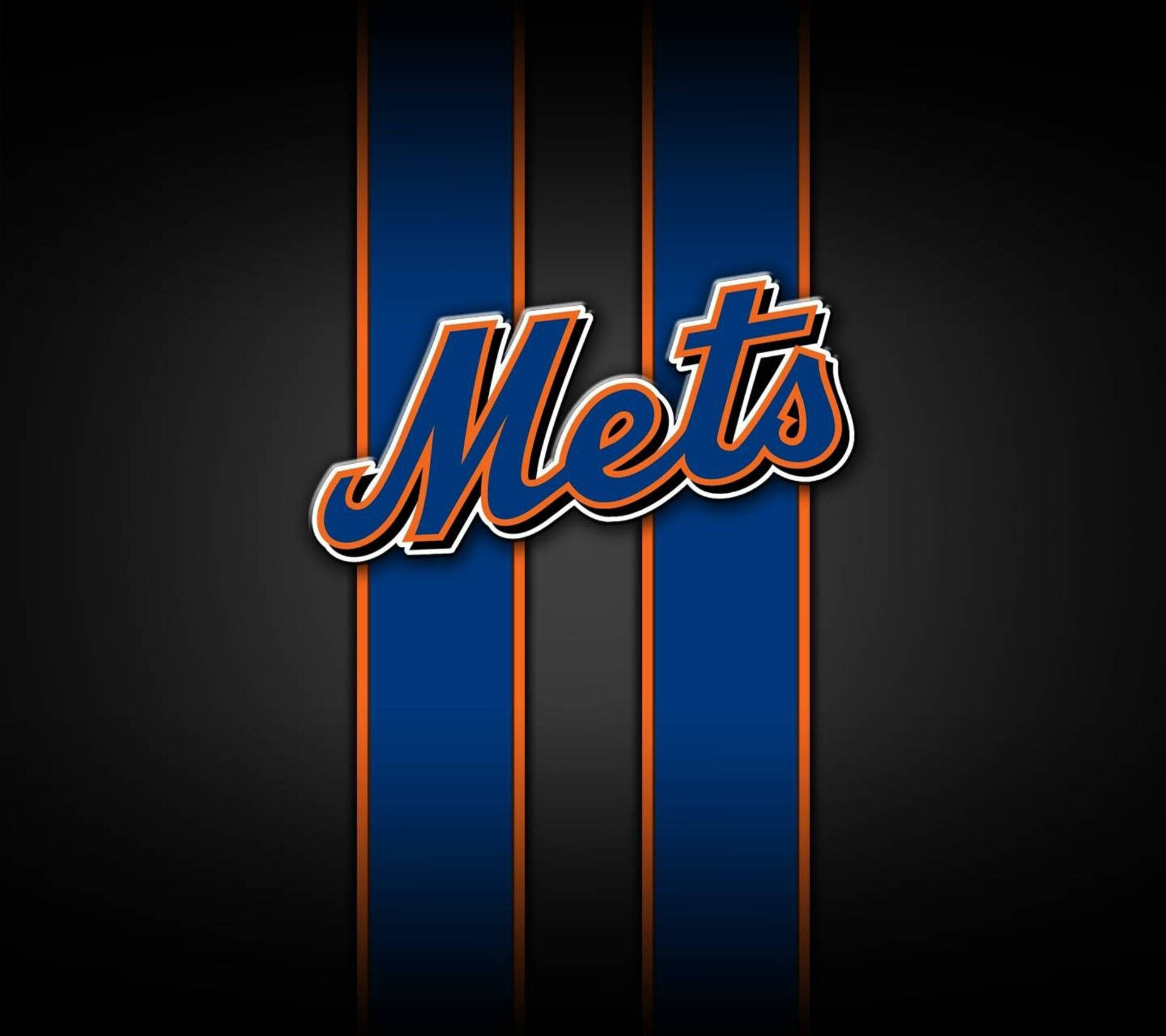 New York Mets, blue, orange, Full HD Desktop Wallpaper
