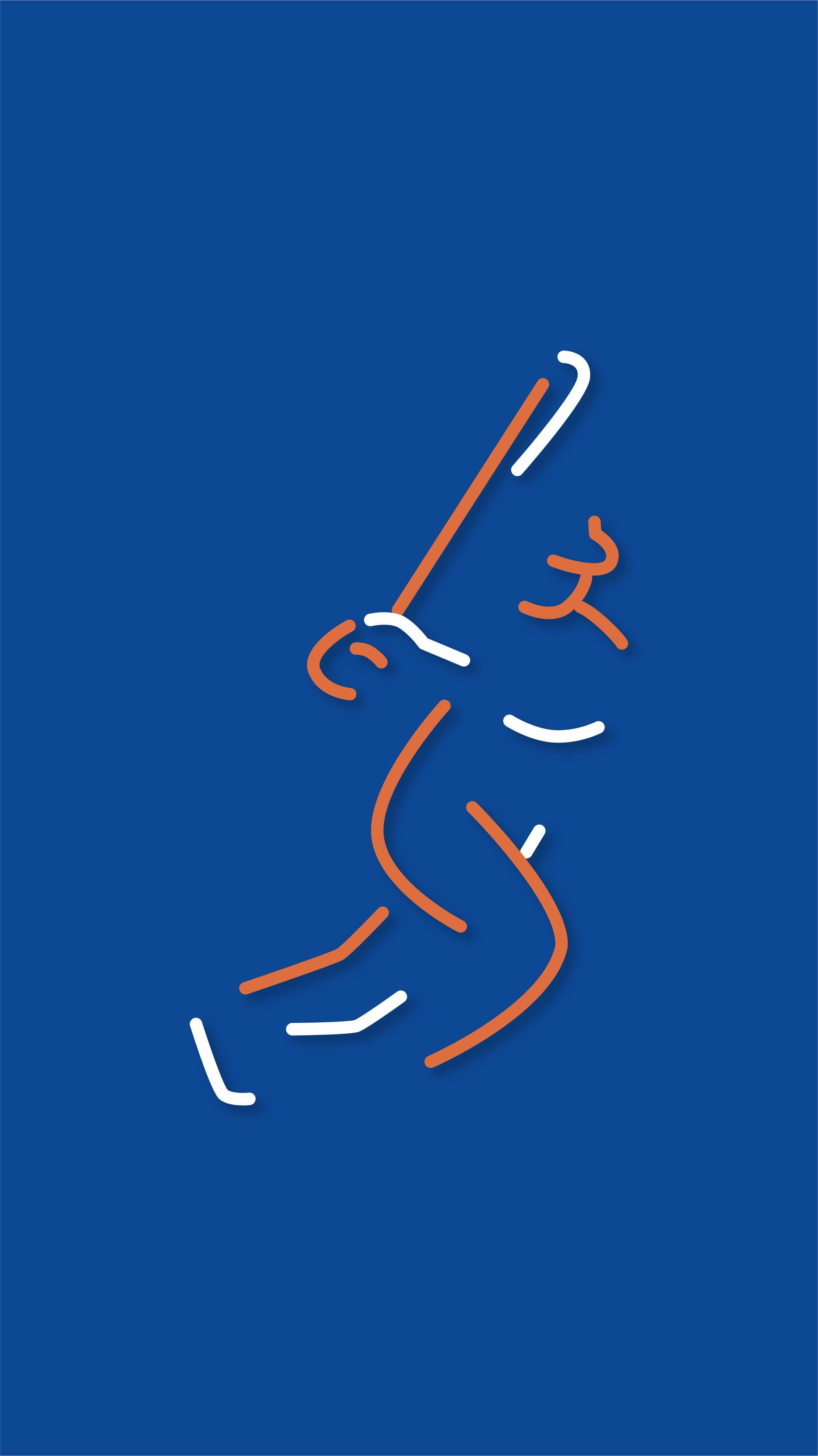 New York Mets, orange, white, 4K Phone Wallpaper