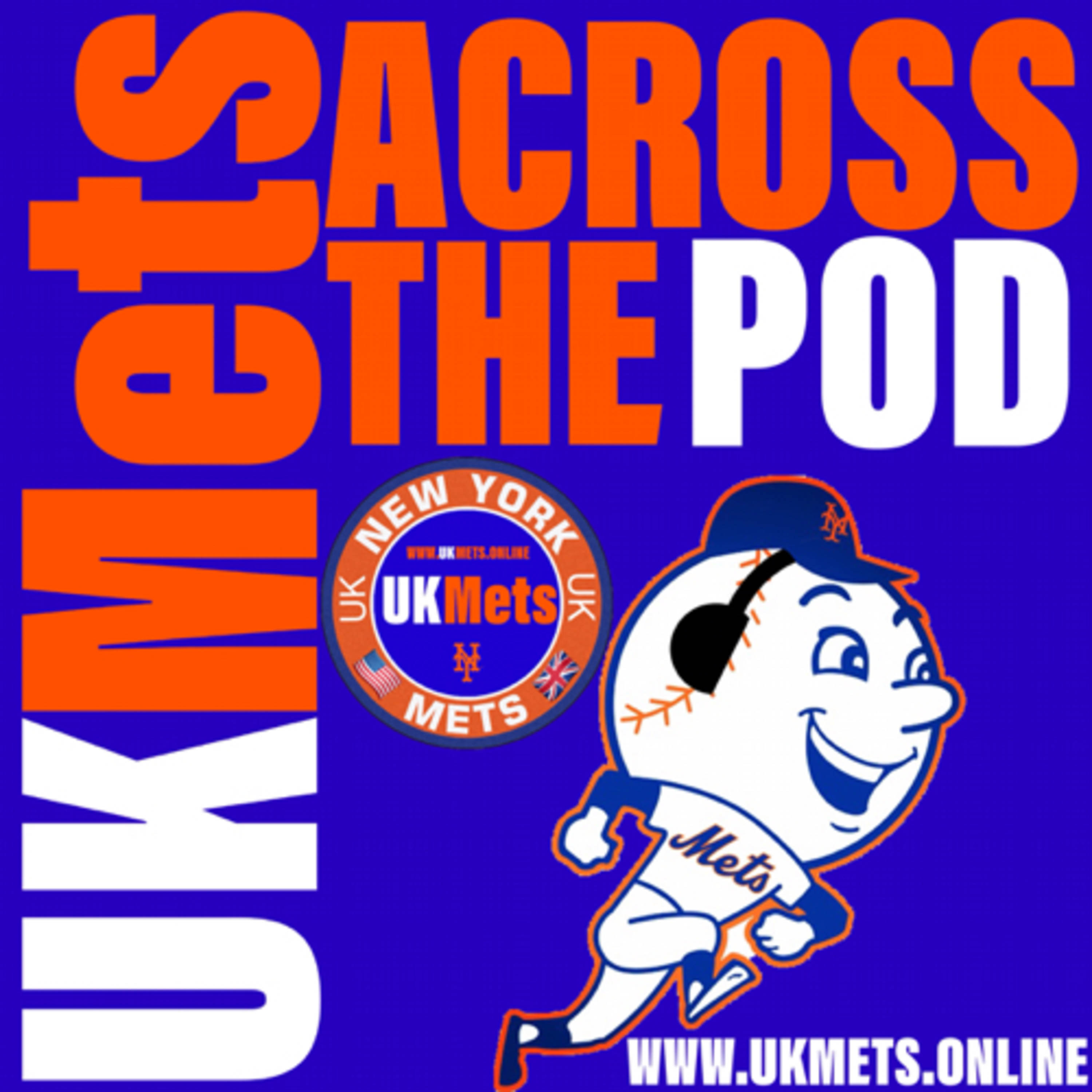 New York Mets, blue background, orange and white text, 2K Desktop Wallpaper