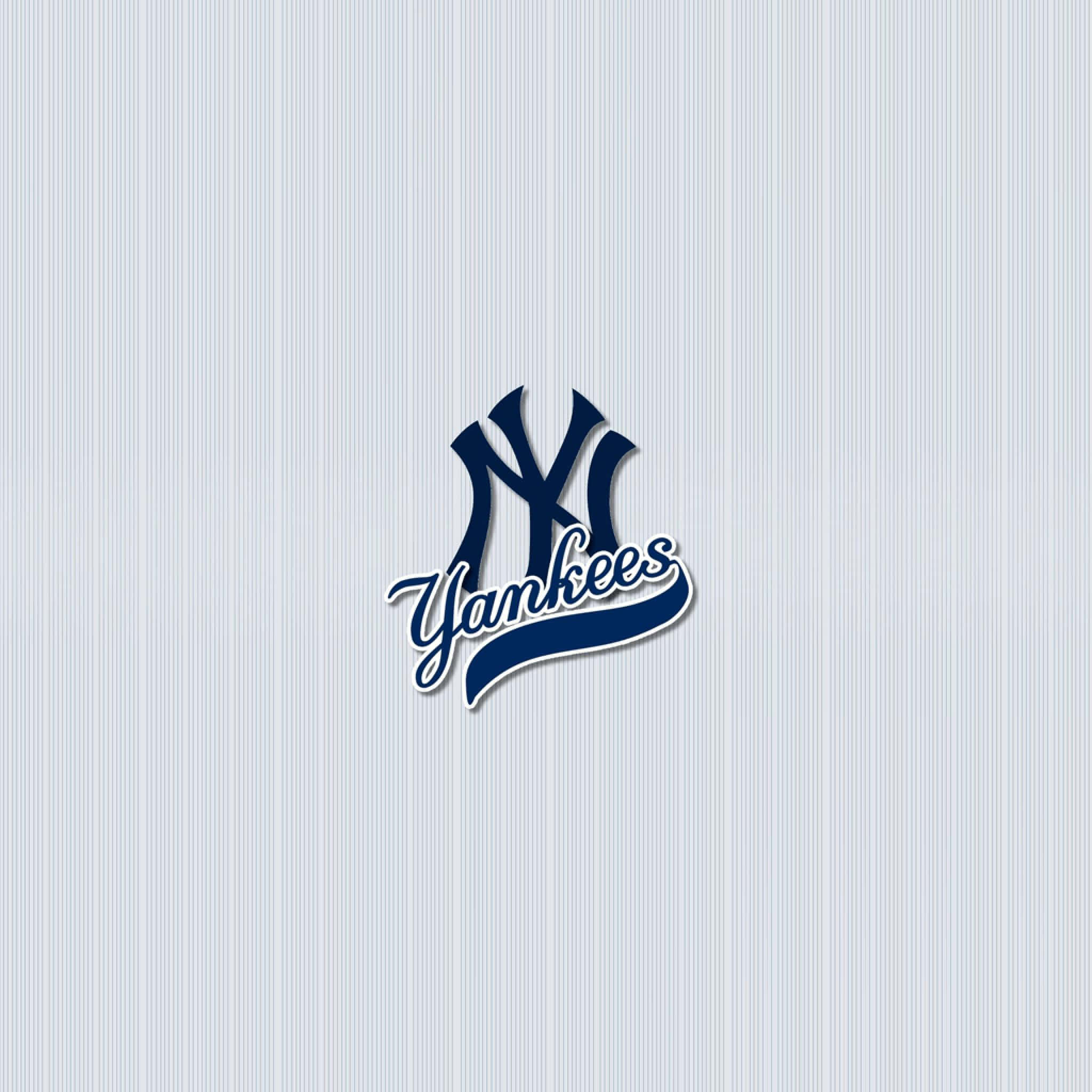 New York Yankees, navy blue, white outline, Full HD Desktop Wallpaper