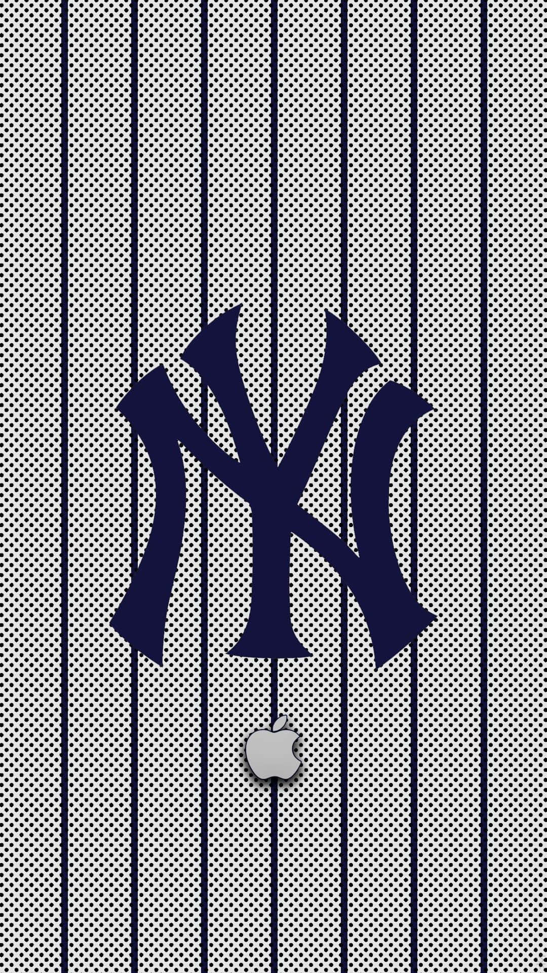 New York Yankees, navy blue, white background, Full HD Phone Wallpaper