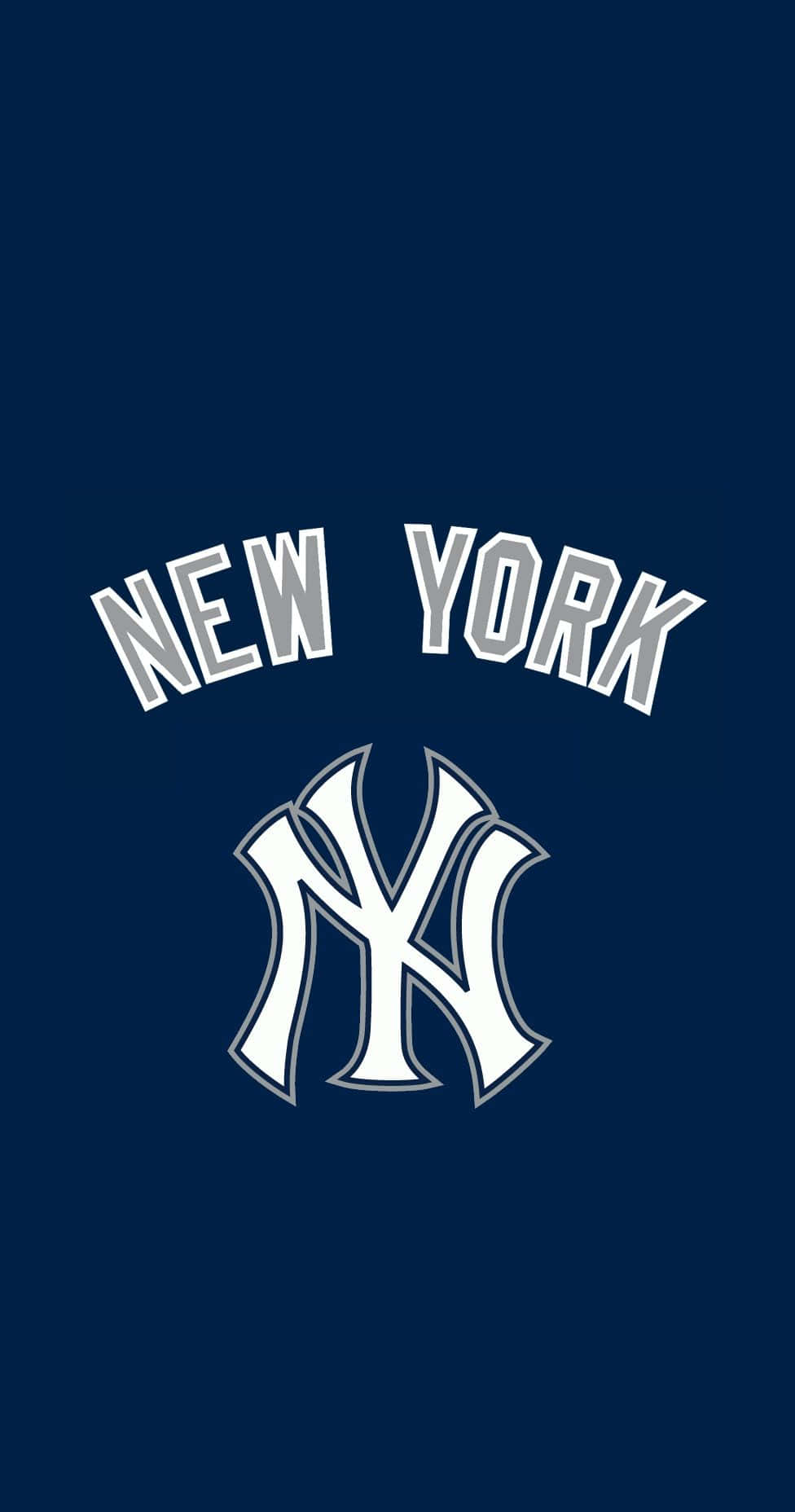New York Yankees, iPhone, white logo, HD Phone Wallpaper