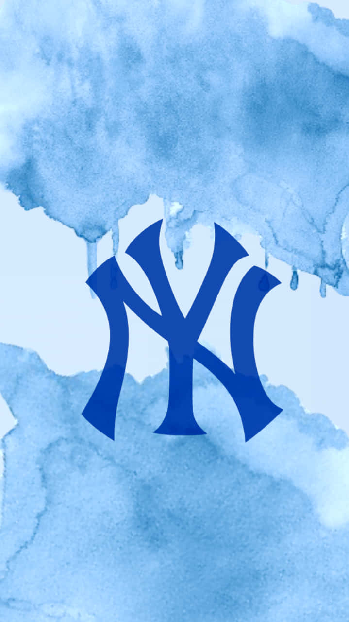 New York Yankees, iPhone, blue watercolor, HD Phone Wallpaper