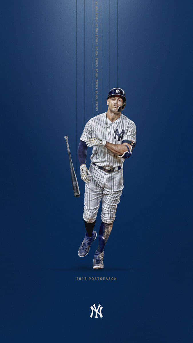 New York Yankees, baseball player, uniform, SD Phone Wallpaper