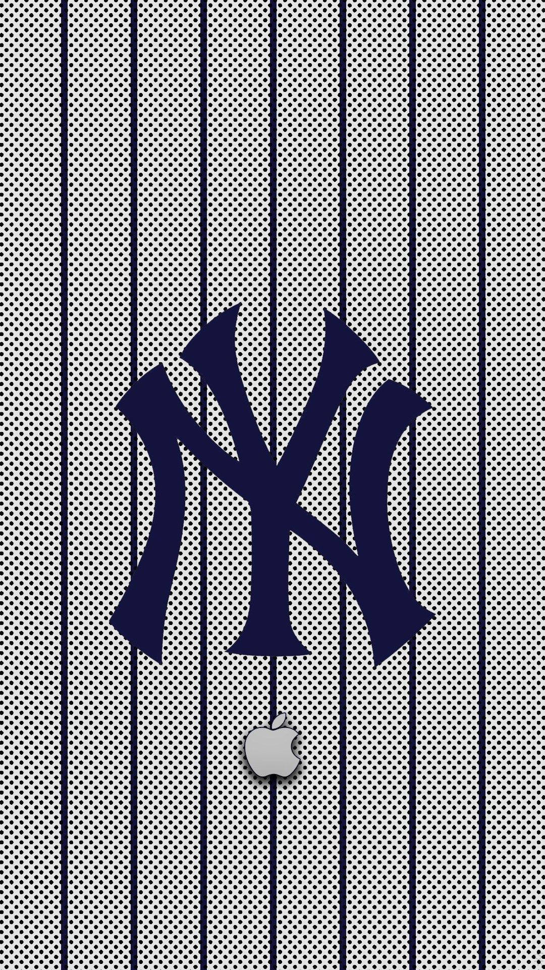 New York Yankees, navy blue, white background, Full HD Phone Wallpaper