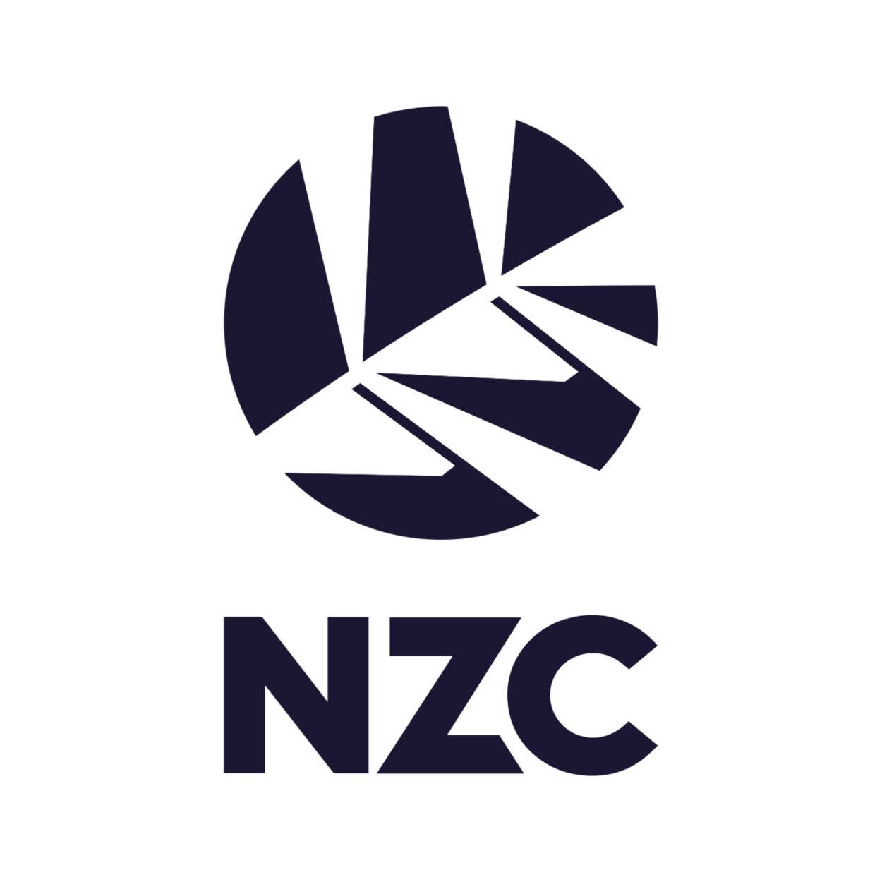 New Zealand Cricket, alternate team logo, dark blue, SD Desktop Wallpaper