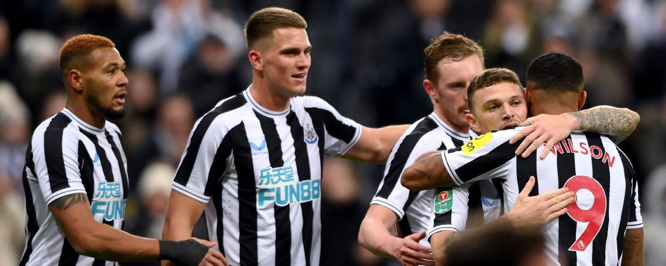 Newcastle United FC, black and white striped jerseys, goal, HD Desktop Wallpaper
