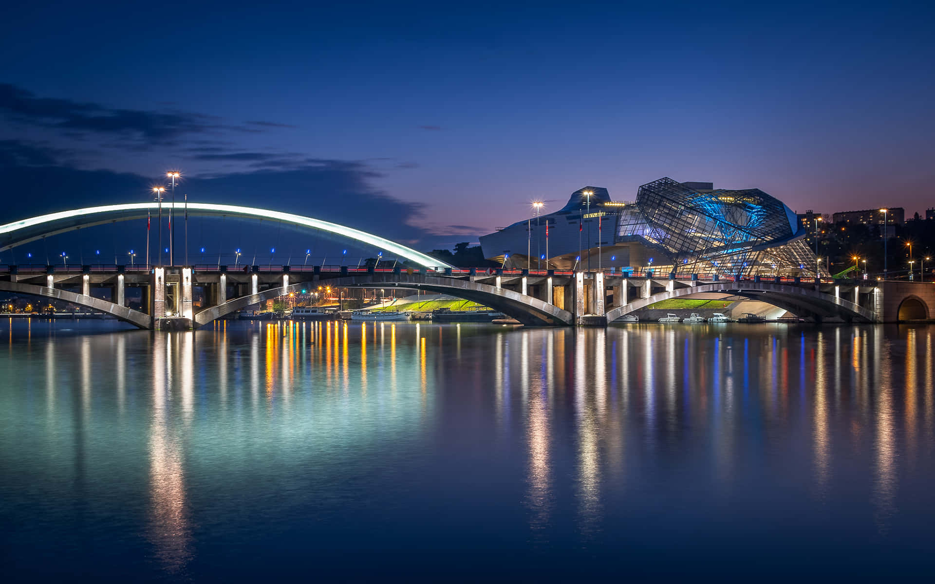 Newcastle Upon Tyne, River Tyne, bridges, Full HD Desktop Wallpaper