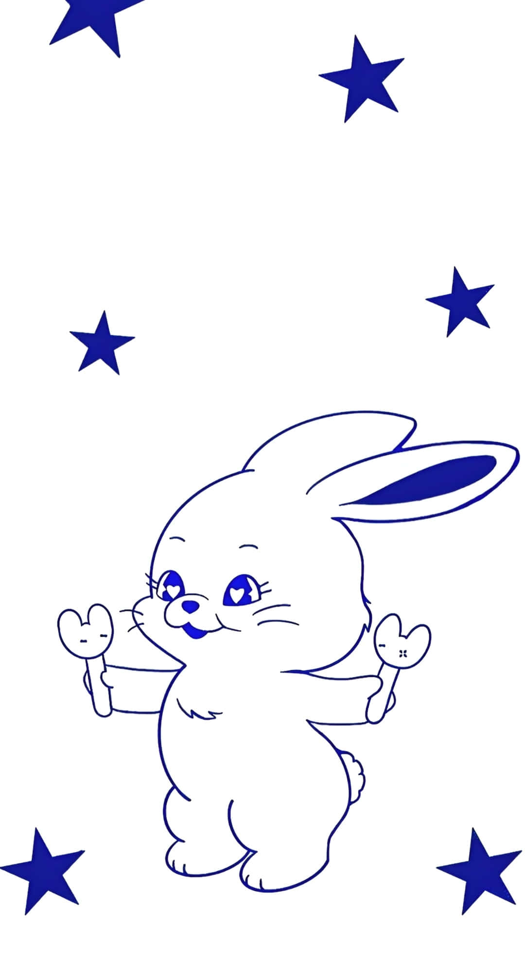 Newjeans Bunny, bunny, heart eyes, Full HD Phone Wallpaper
