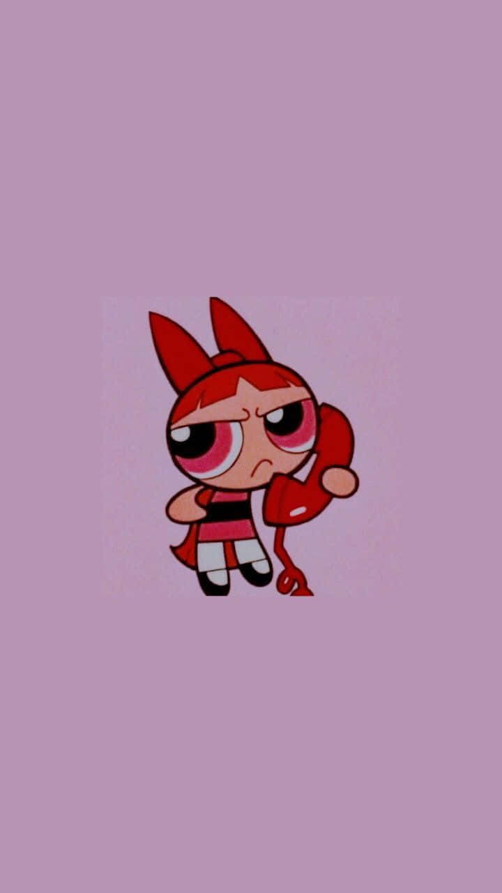 Powerpuff Girls, red heart, red hair, HD Phone Wallpaper