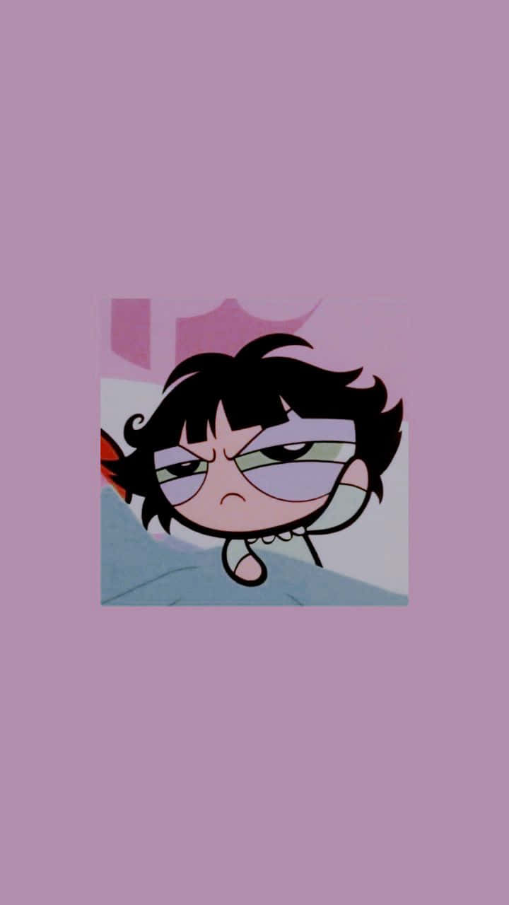 Powerpuff Girls, anime-style cartoon girl, black hair, HD Phone Wallpaper