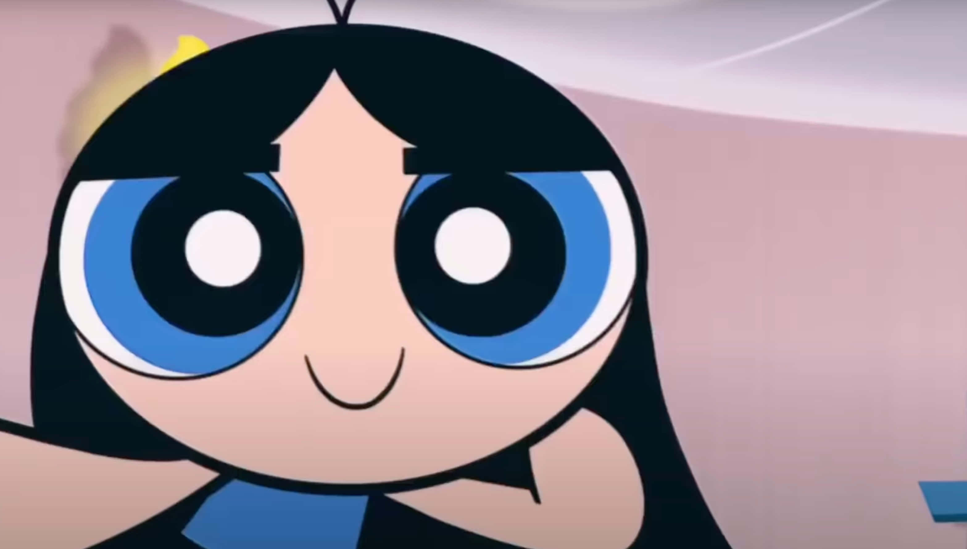 Powerpuff Girls, Blue Character, huge blue eyes, 2K Desktop Wallpaper