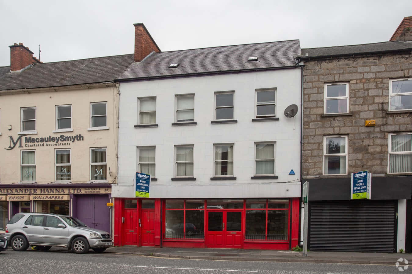 Newry, street view, shops and offices, HD Desktop Wallpaper