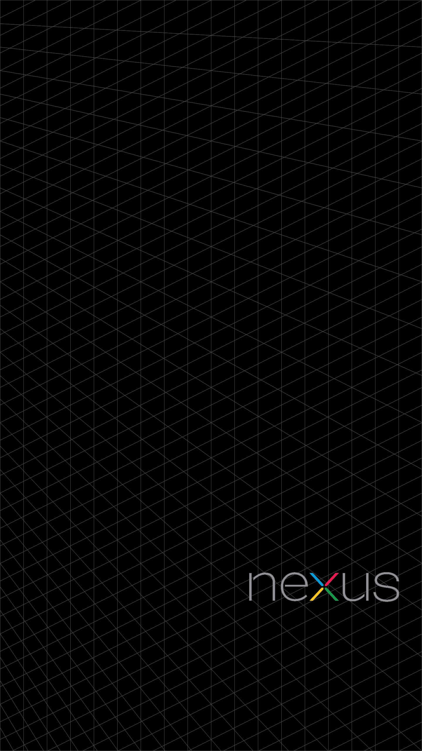 Nexus 6, black, geometric grid pattern, 2K Phone Wallpaper