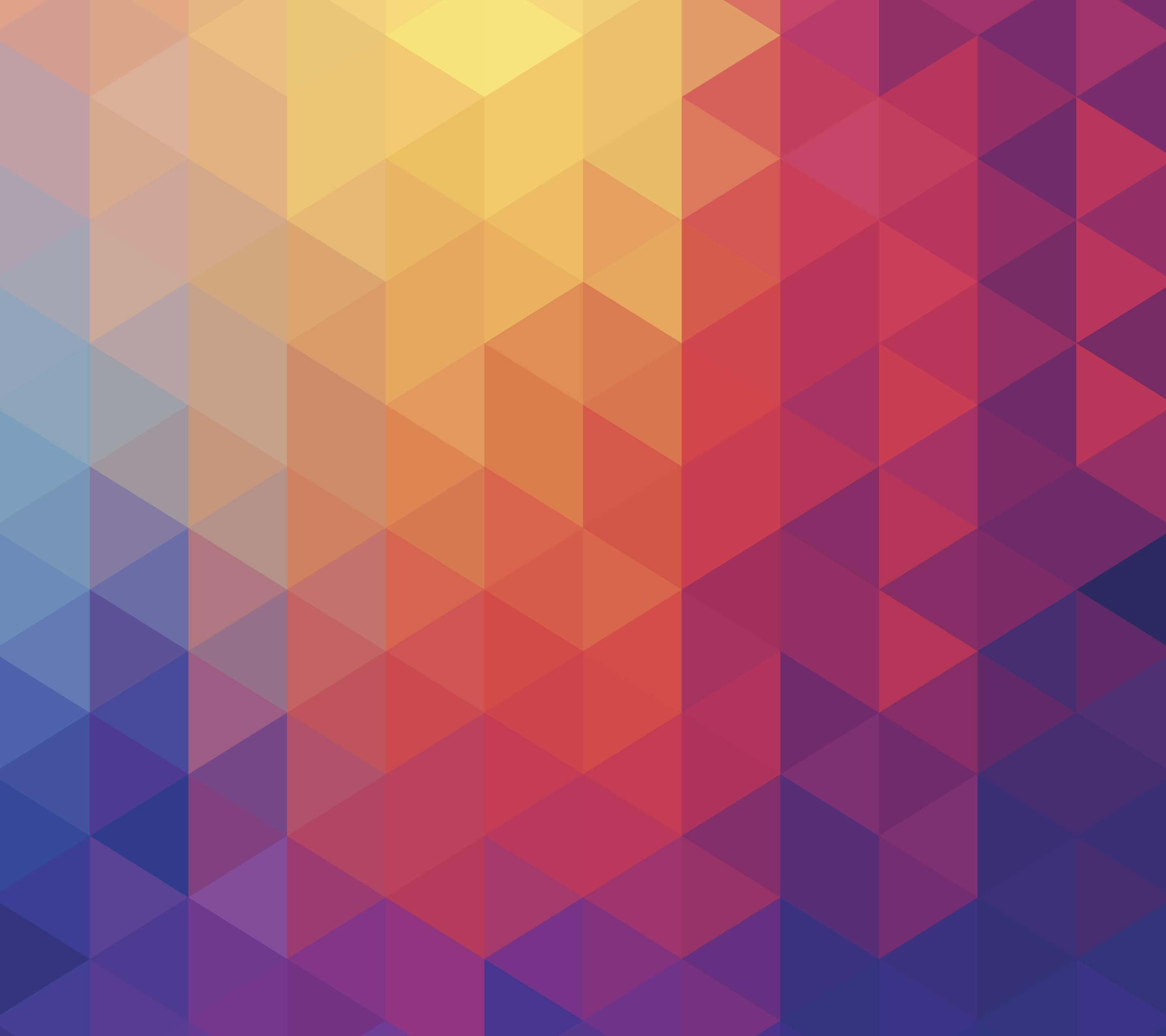 Nexus 6, geometric triangles, cool blue, 2K Desktop Wallpaper