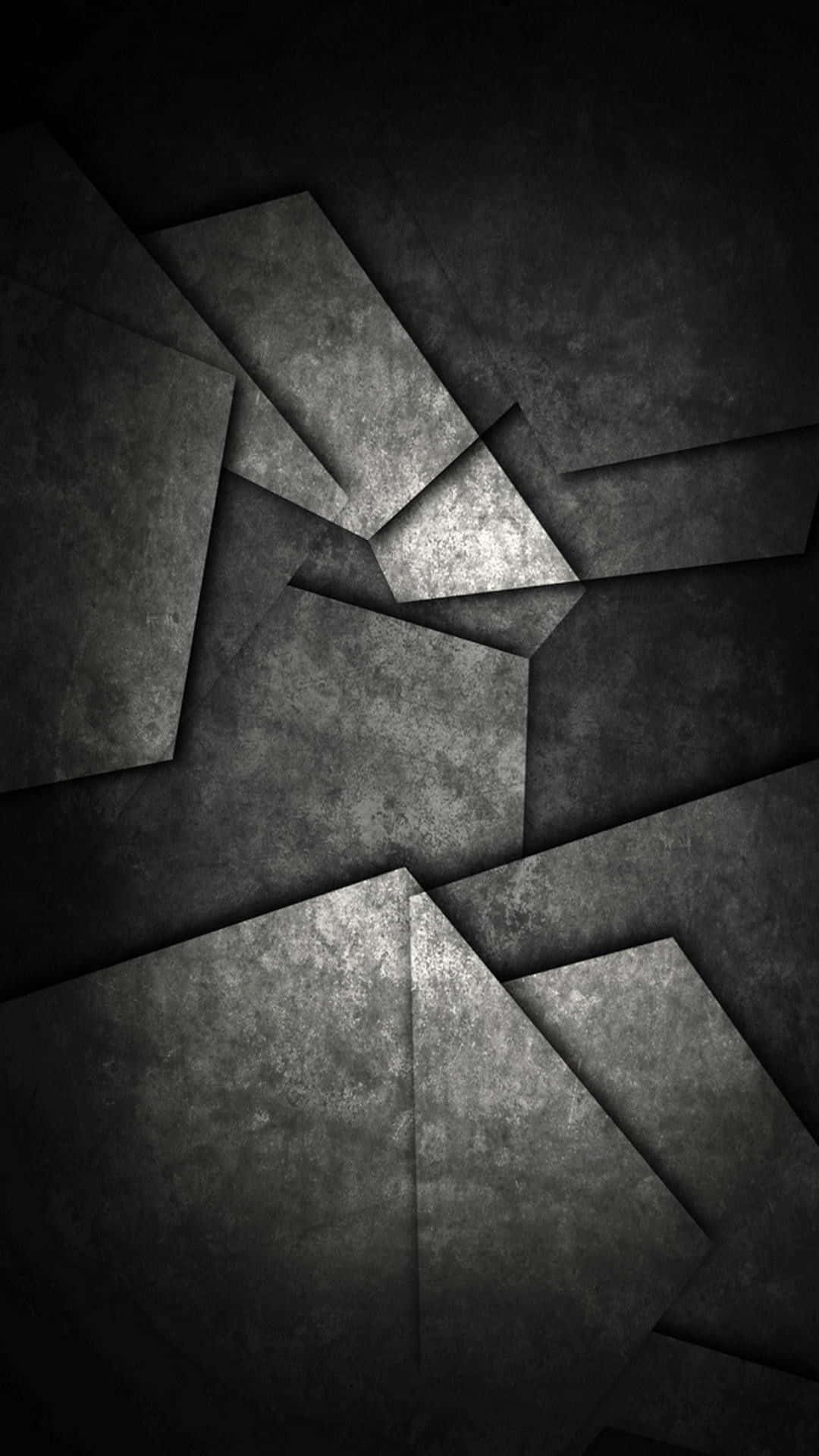 Nexus 6, dark gray, geometric shards, Full HD Phone Wallpaper