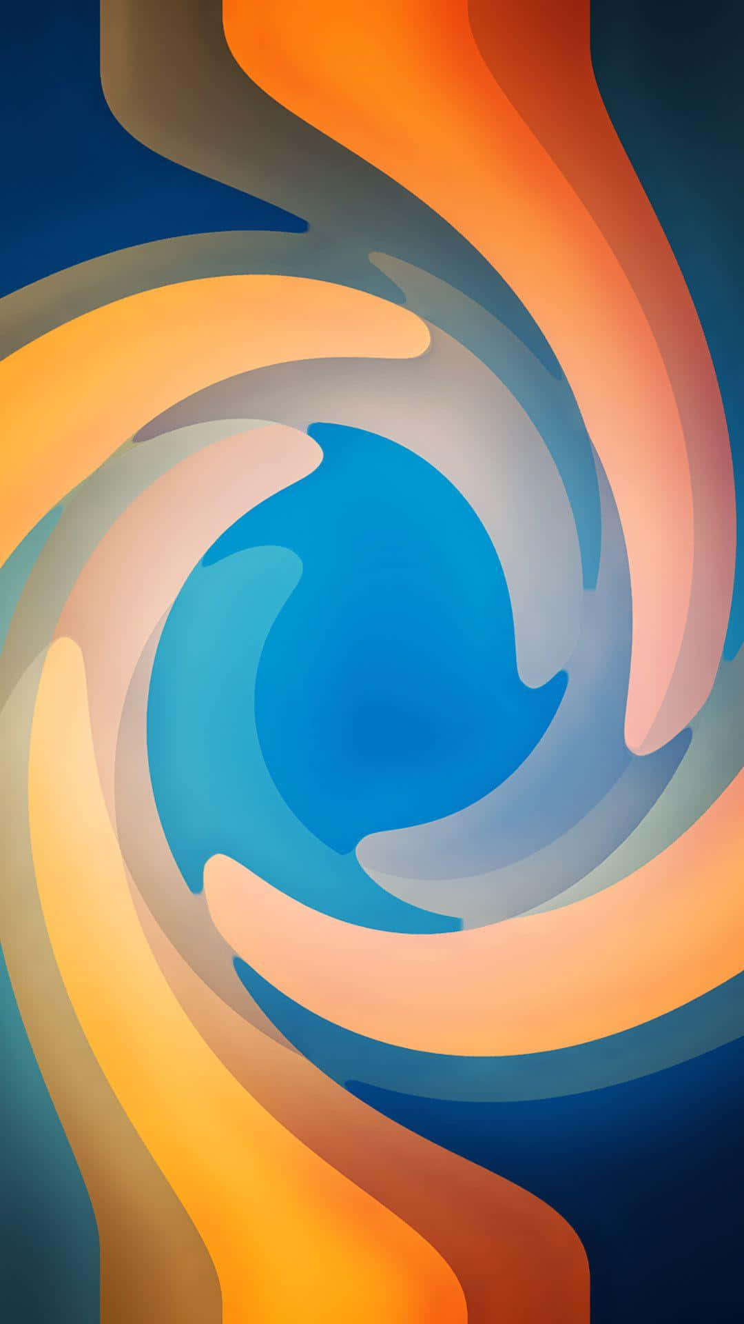 Nexus 6, orange, blue, Full HD Phone Wallpaper