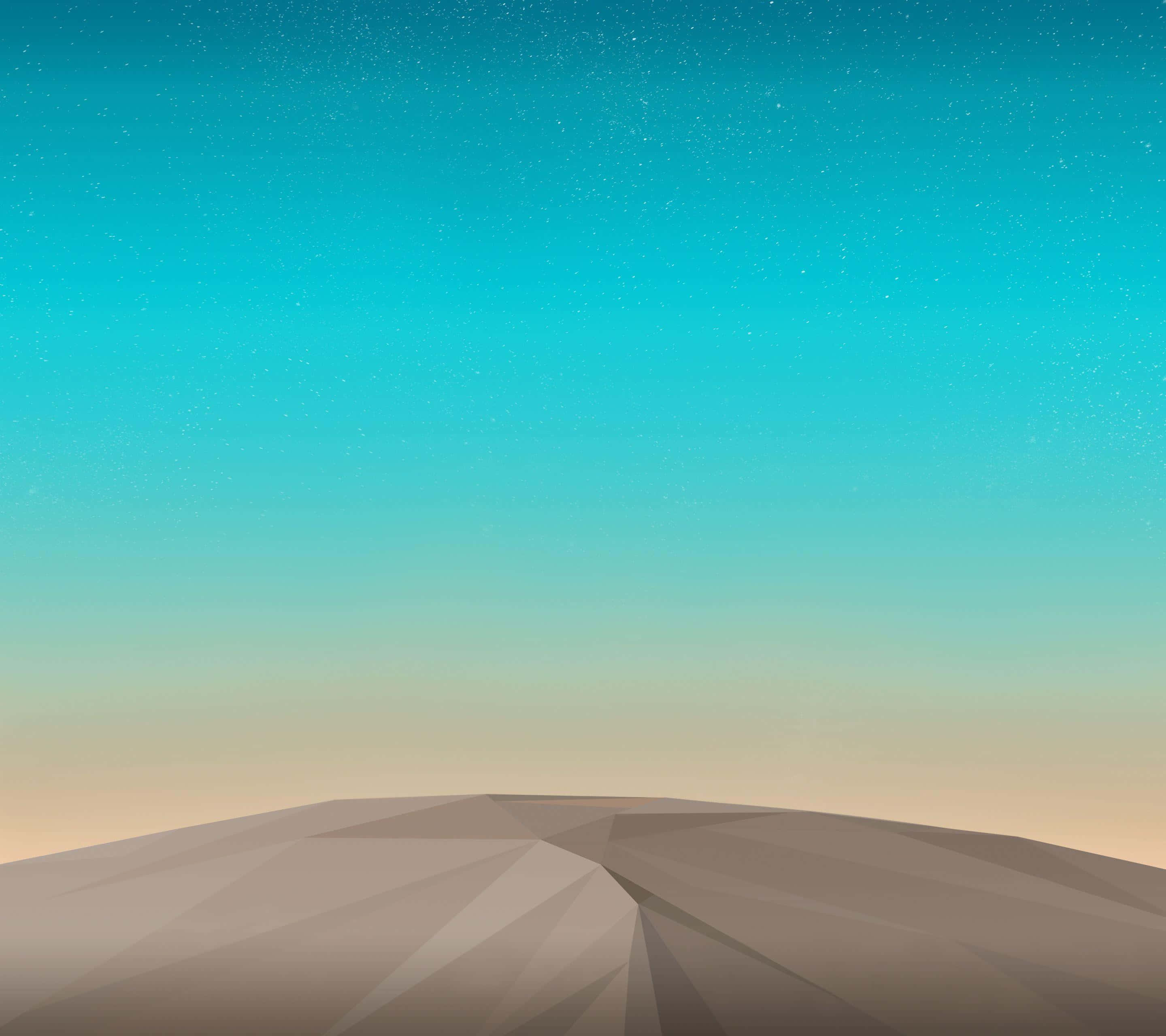 Nexus 6, low-poly, desert dune, 2K Desktop Wallpaper