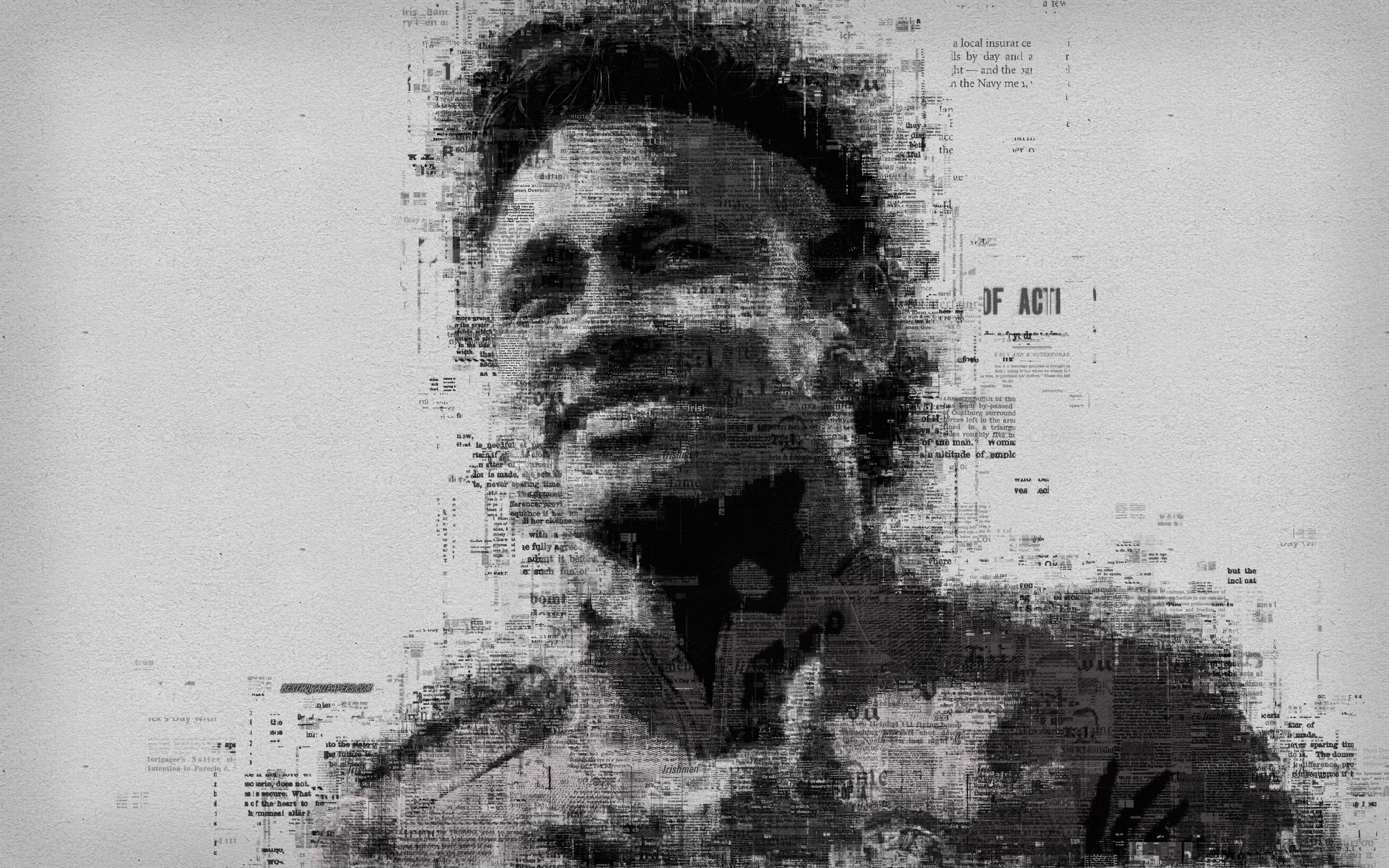 Neymar Jr, monochrome, portrait, 4K Desktop Wallpaper